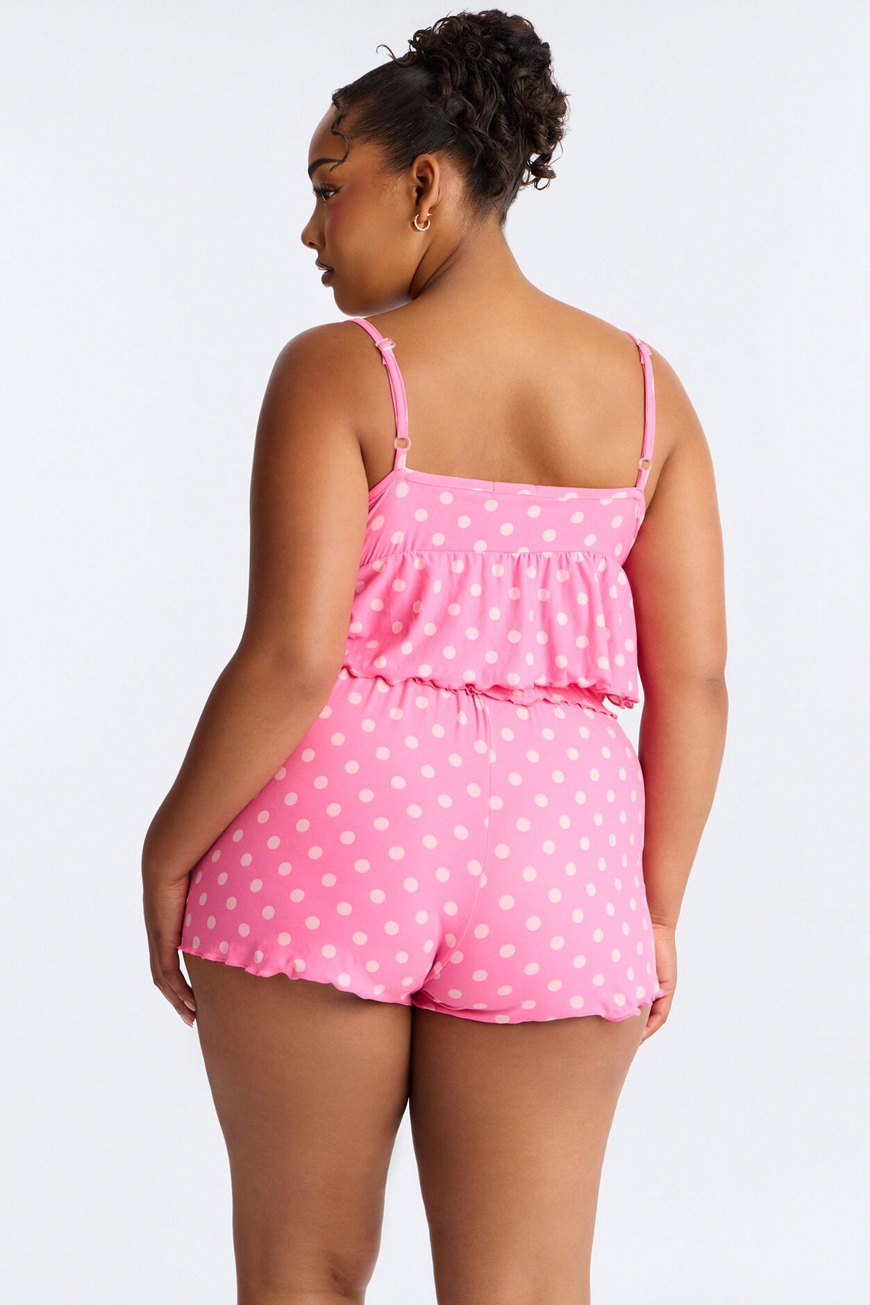 Lucky Night PJ Short Set - Hot Pink