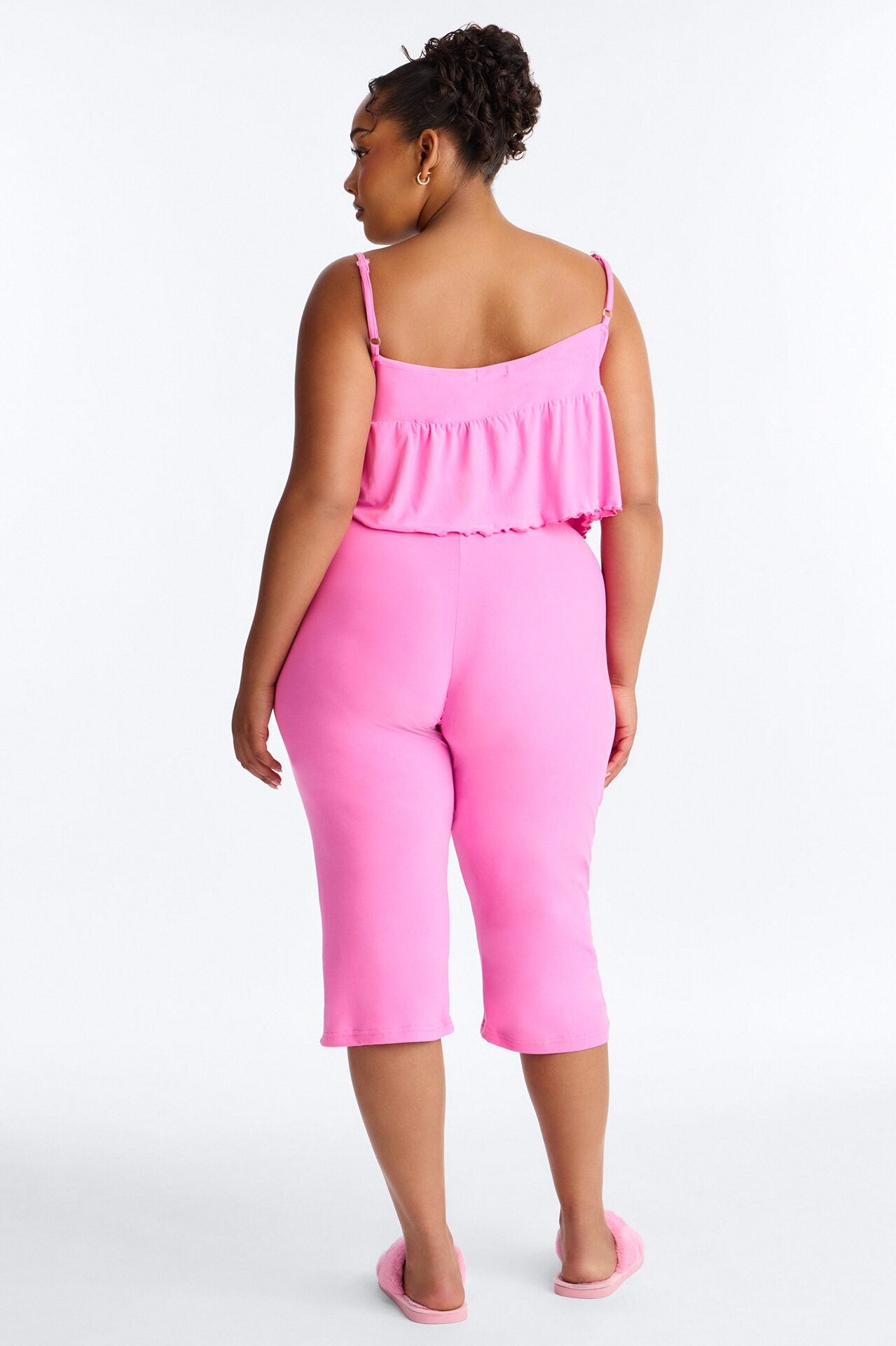 Get Into It 2pc PJ Pant Set - Pink