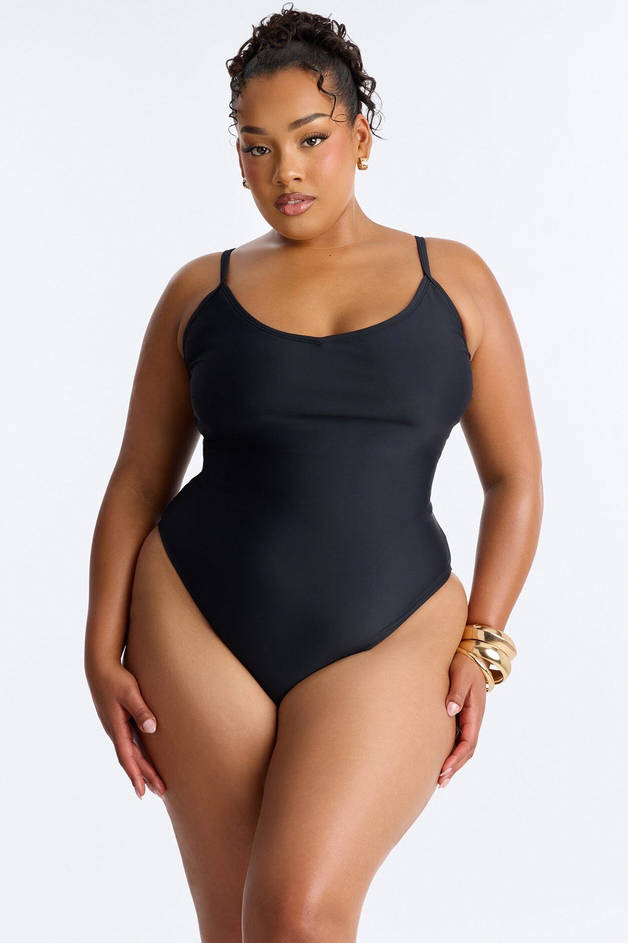 Staci 1 Piece Swimsuit - Black