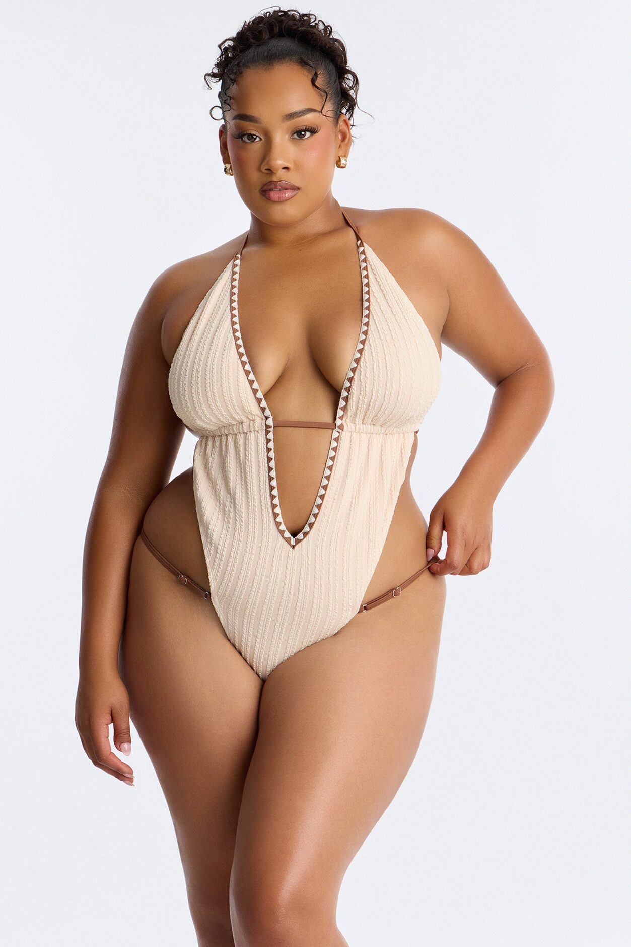 Want U More 1pc Swimsuit - Off White