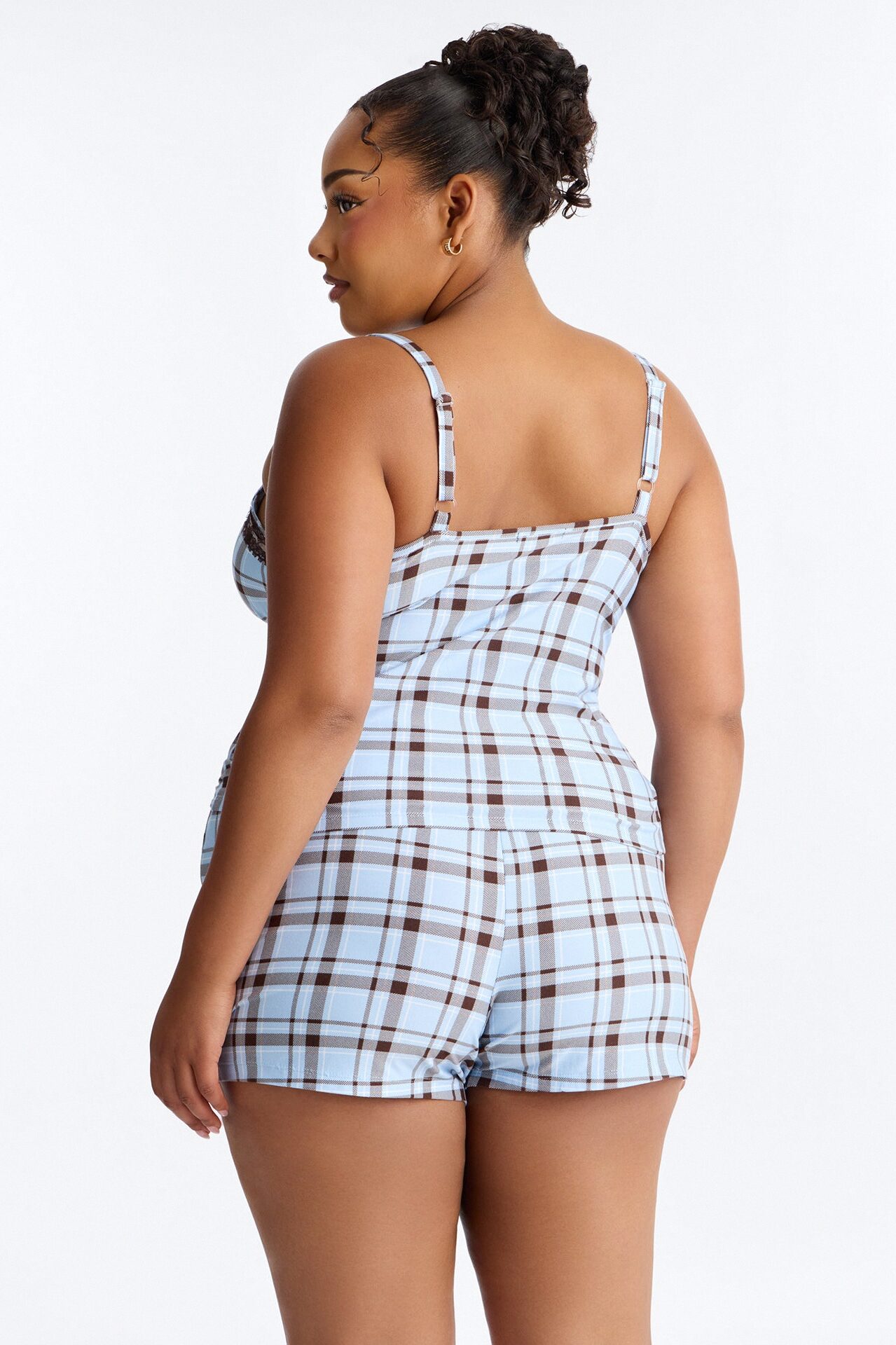 Close For Comfort Cami PJ Short Set - Blue/combo
