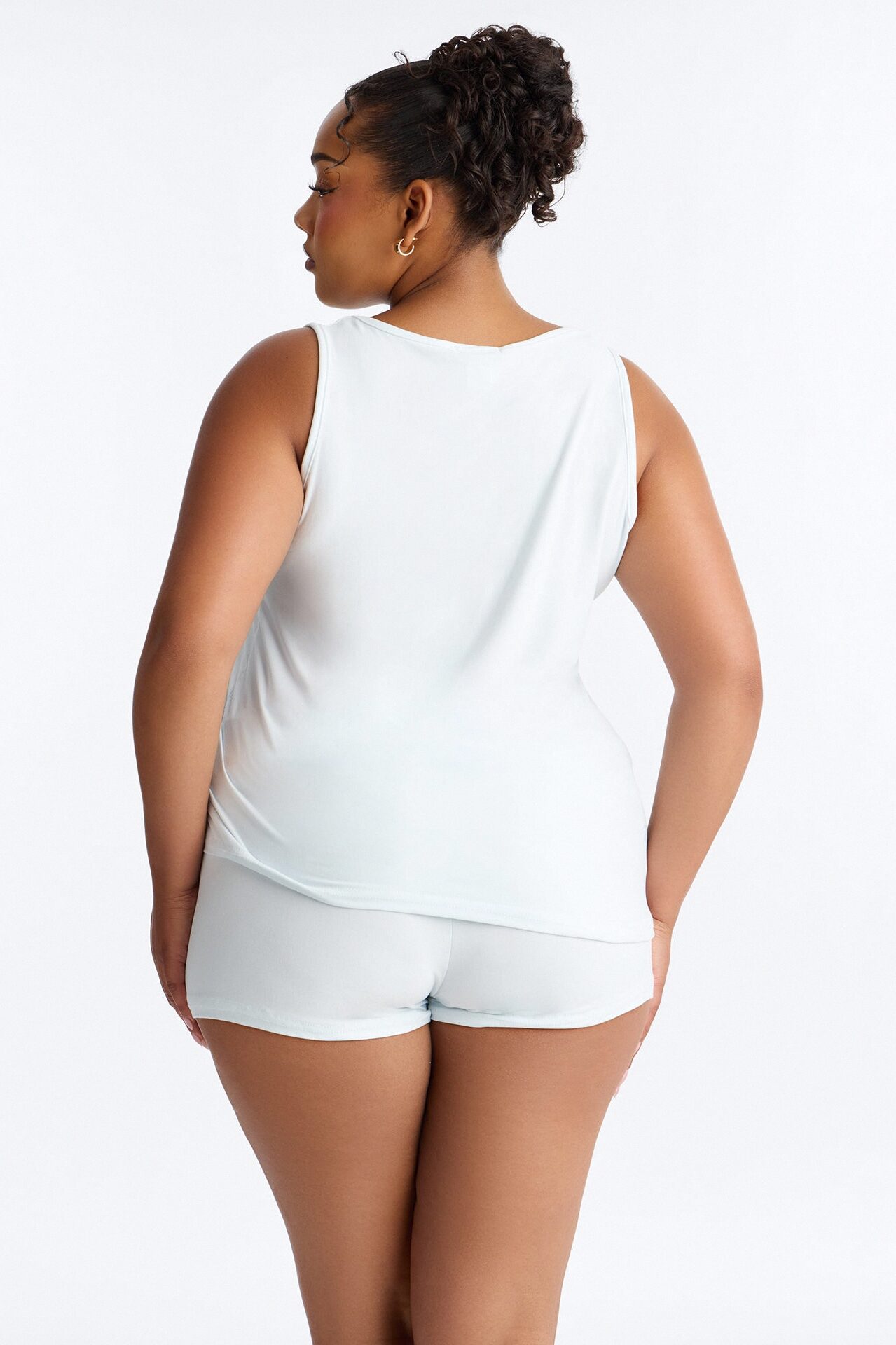 Do Not Disturb 2pc PJ Short Set - Light Blue