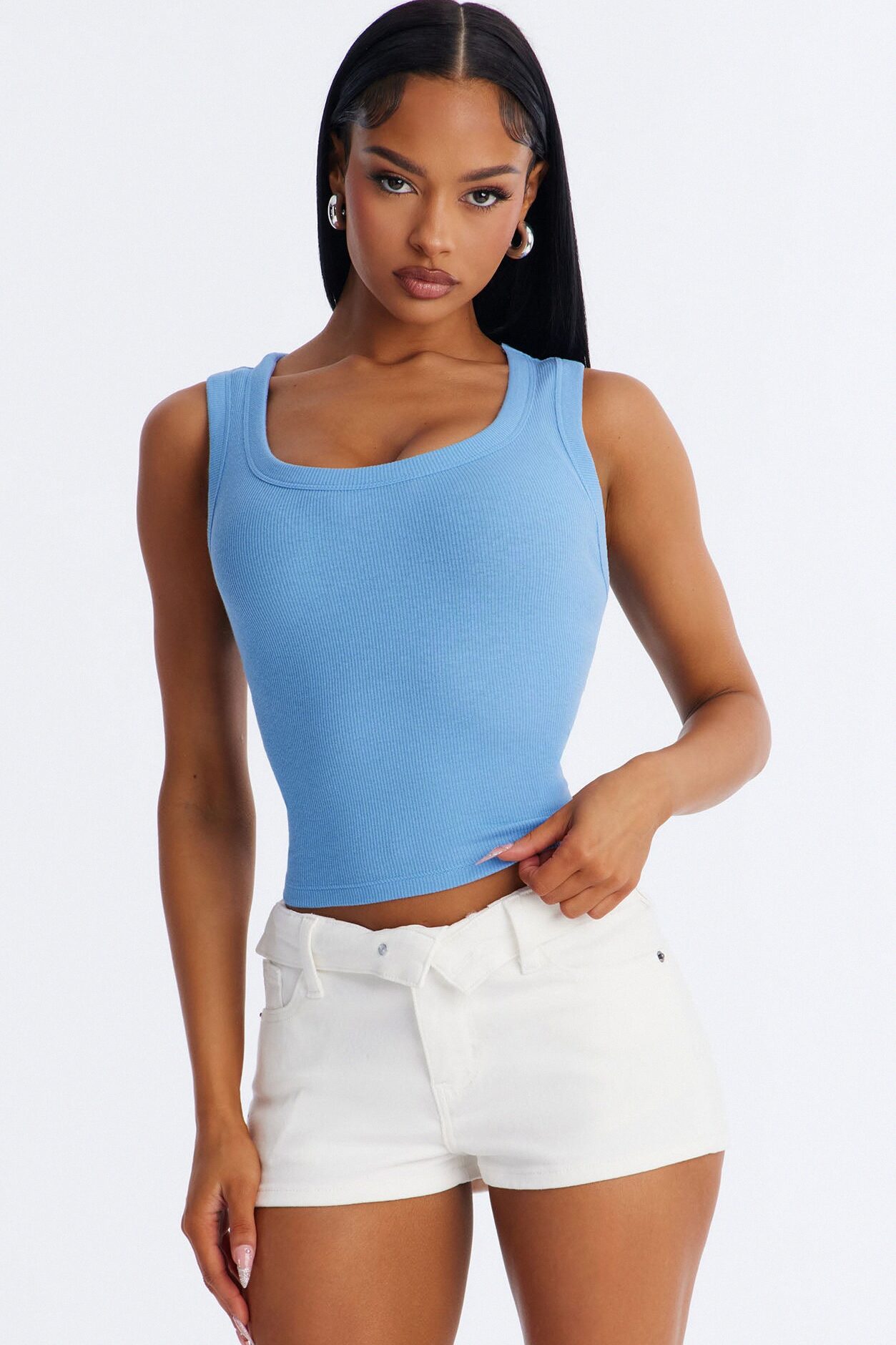 Remi Tank Top - Periwinkle