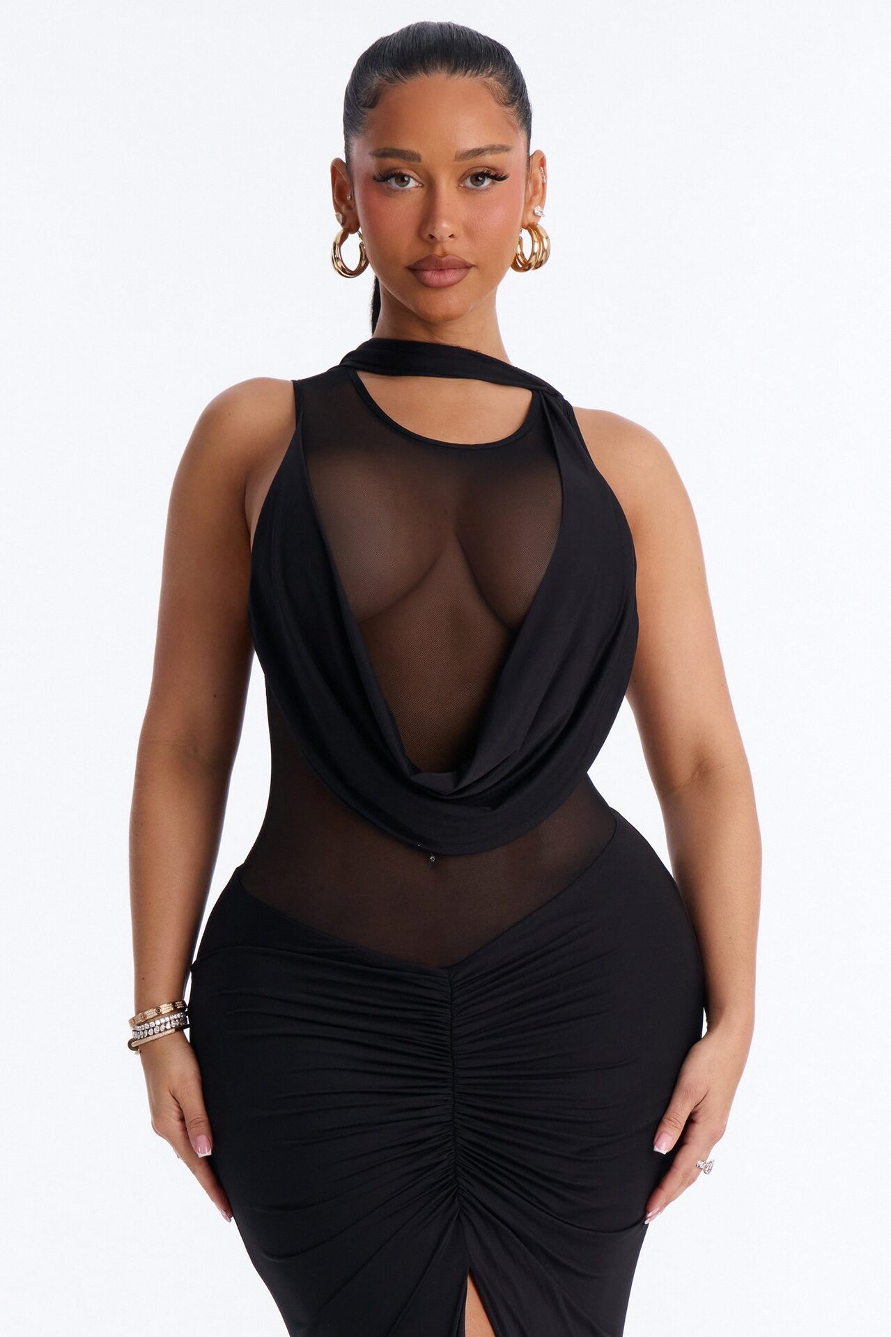 Fairytale Hottie Maxi Dress - Black
