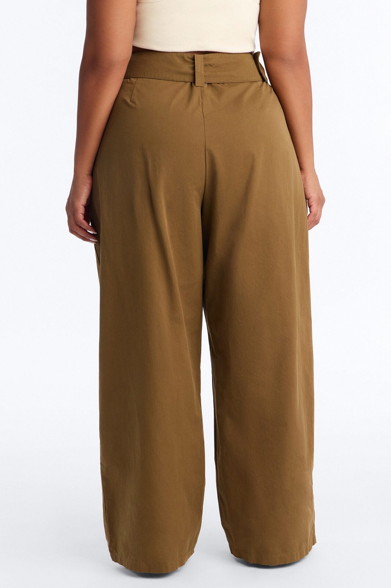 Santee Barrel Belted Pant - Olive
