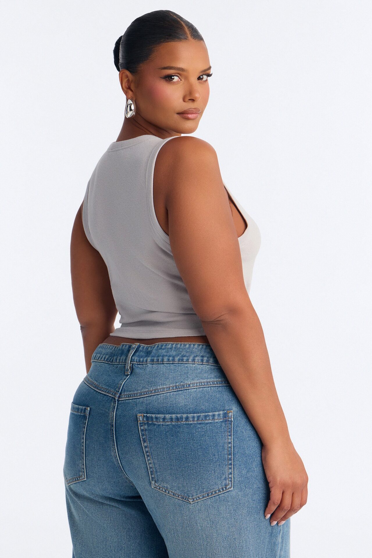 Remi Tank Top - Light Grey
