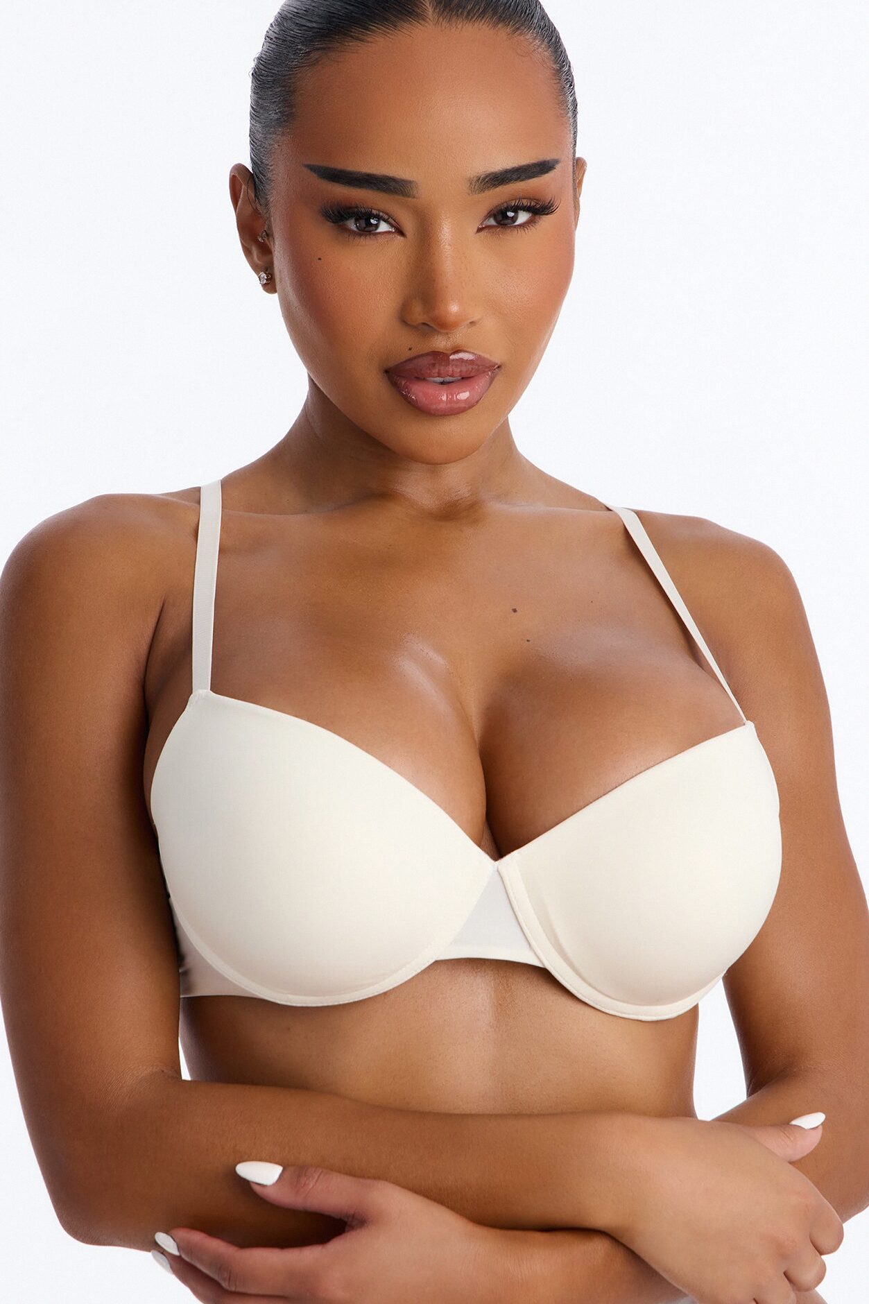 Flexible Fit Extreme Push Up Bra - Marble