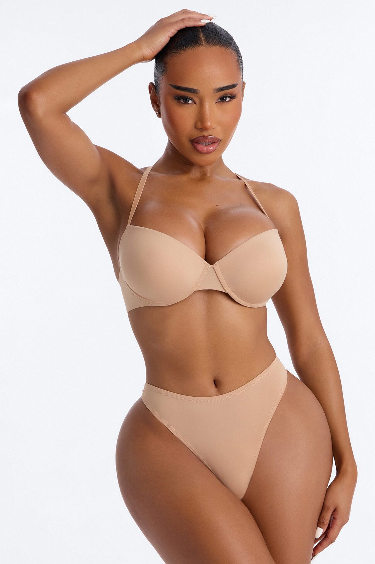Flexible Fit Extreme Push Up Bra - Nude