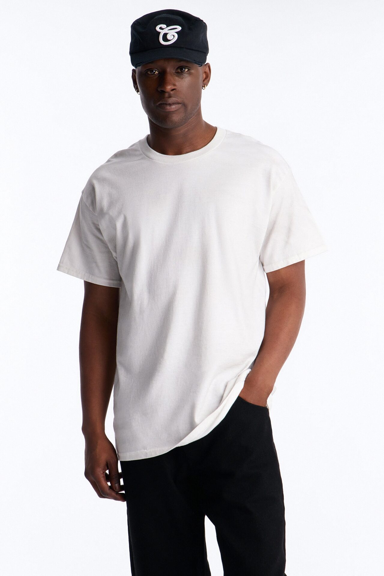 The Dirty Wash Oversized Tee - Off White