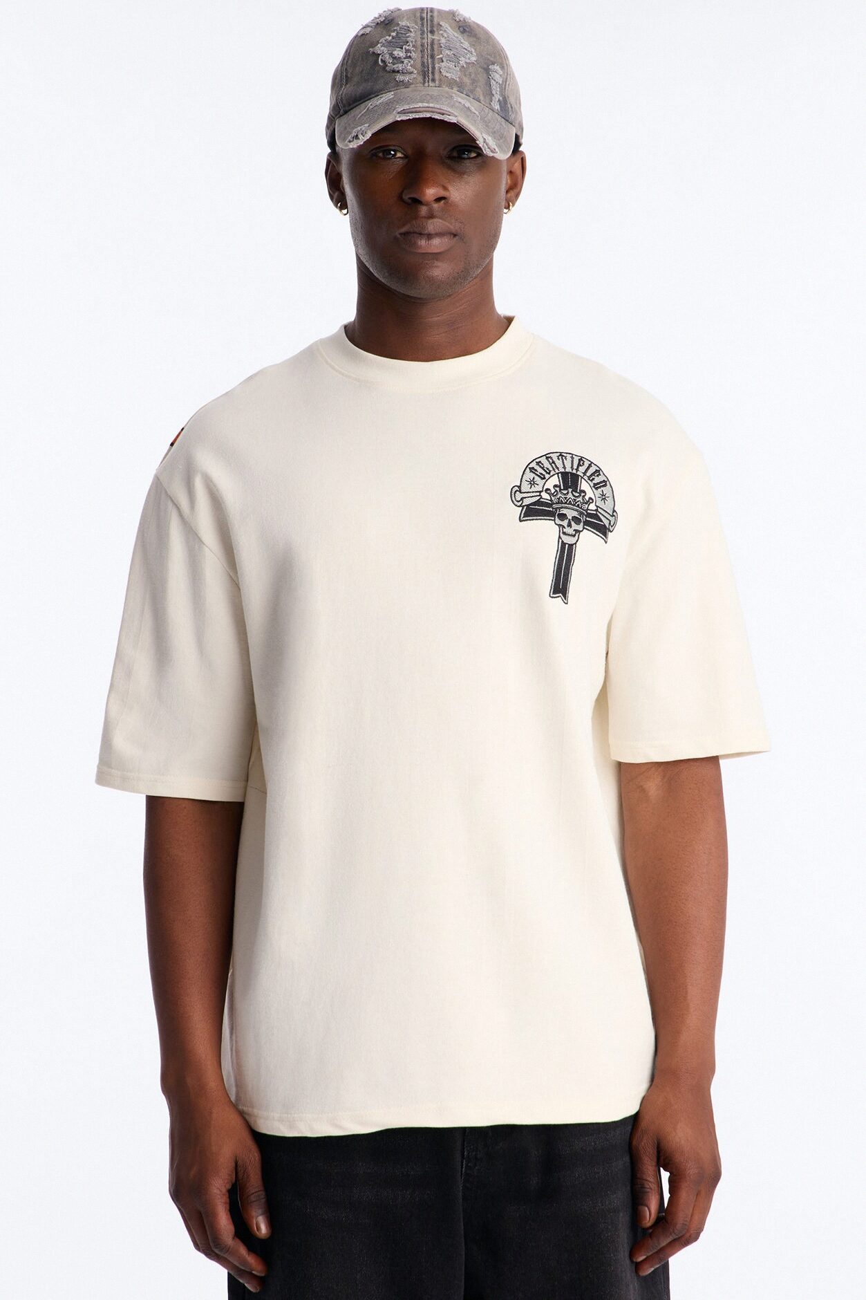 Mercy On Our Enemies Short Sleeve Tee - Cream