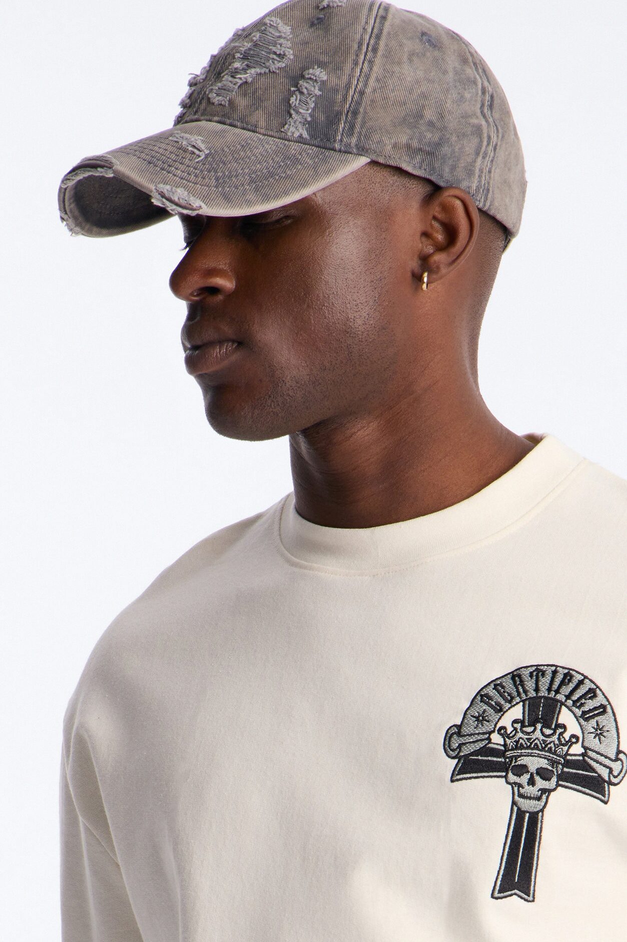 Mercy On Our Enemies Short Sleeve Tee - Cream