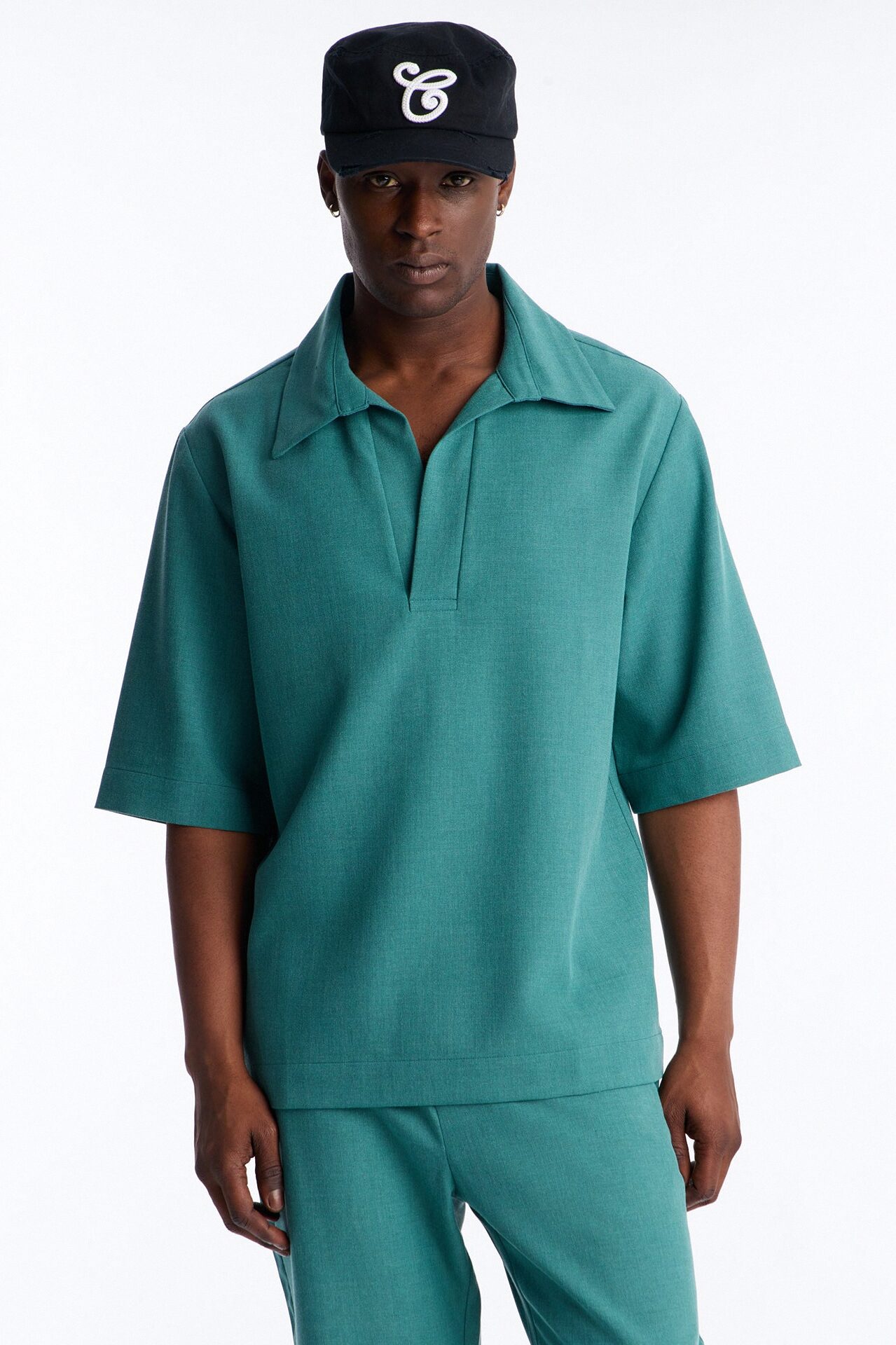 Sorrento Relaxed Polo - Teal