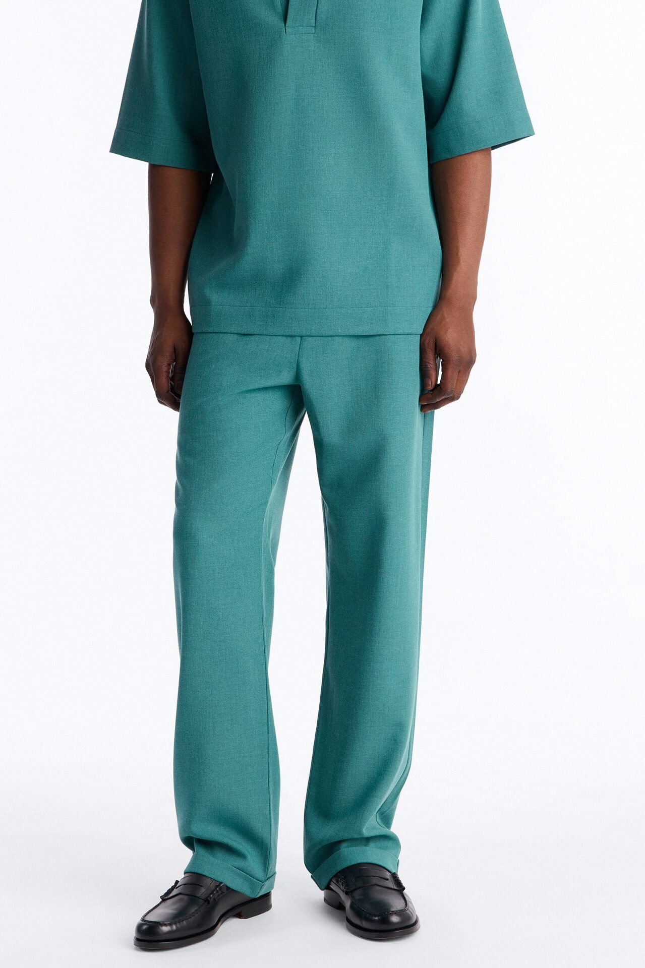 Sorrento Relaxed Trouser - Teal