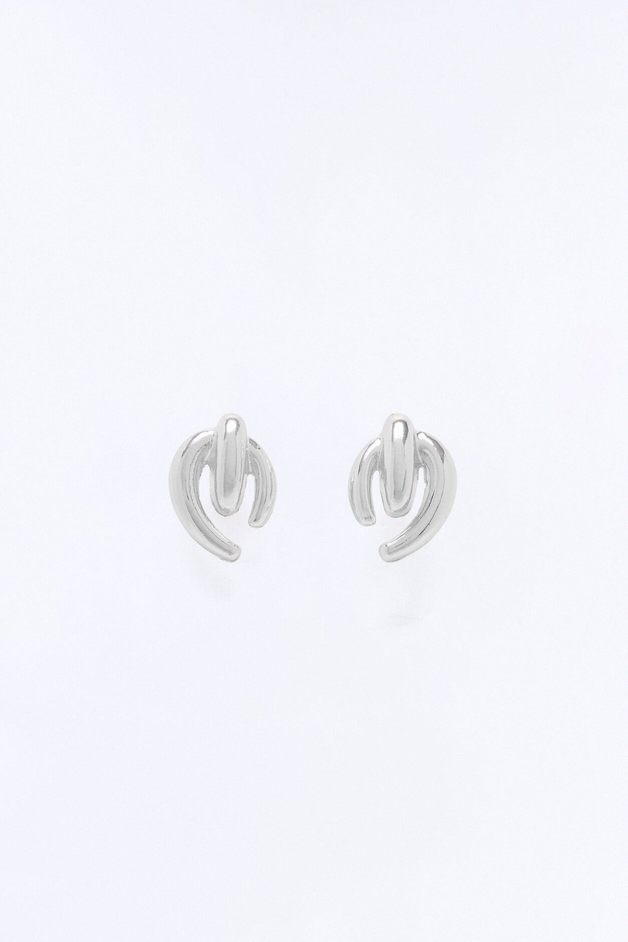 Scarlet Stud Earrings - Silver