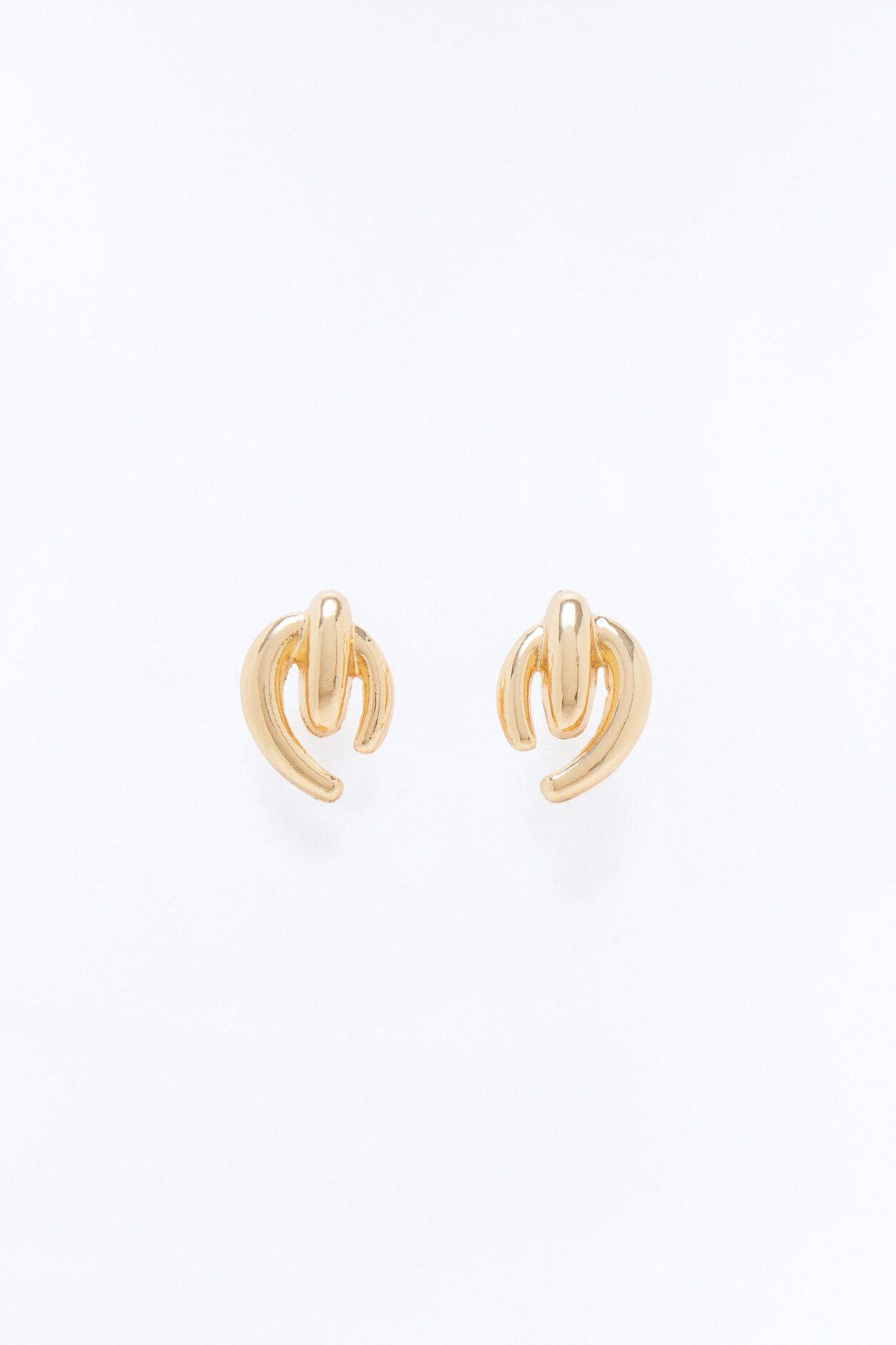 Scarlet Stud Earrings - Gold
