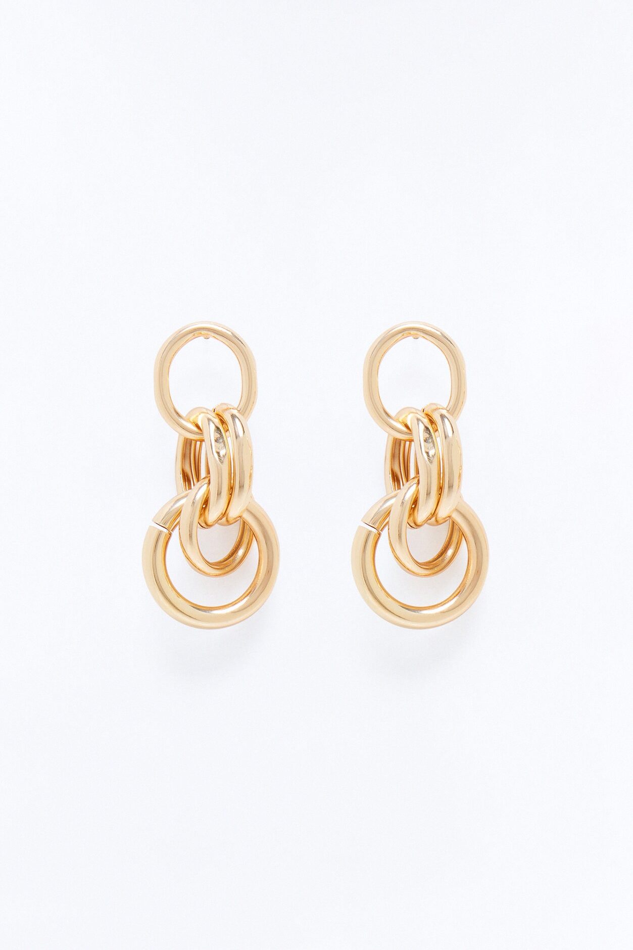Locking In Earrings - Gold