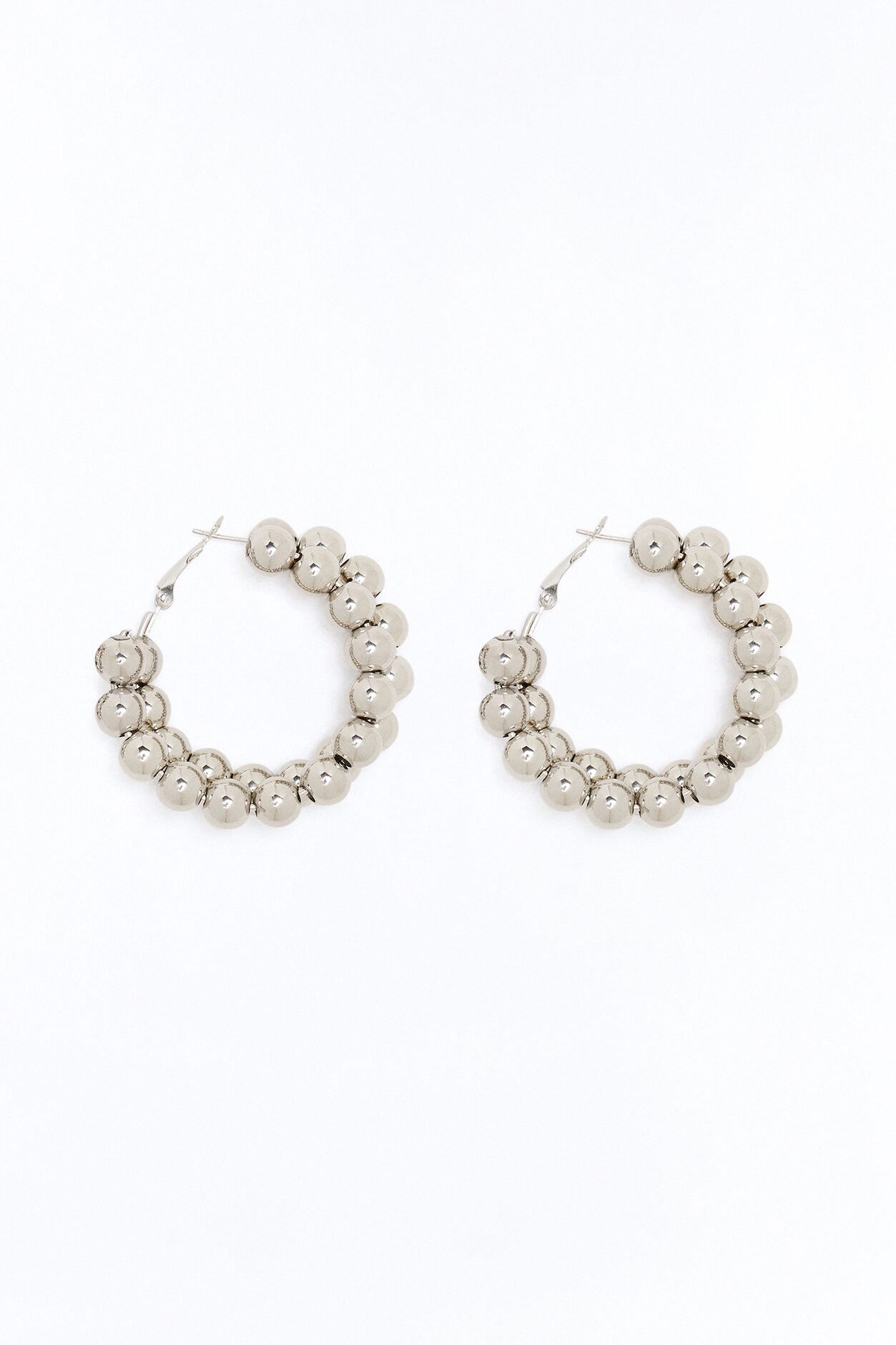 No Doubts Hoop Earrings - Silver