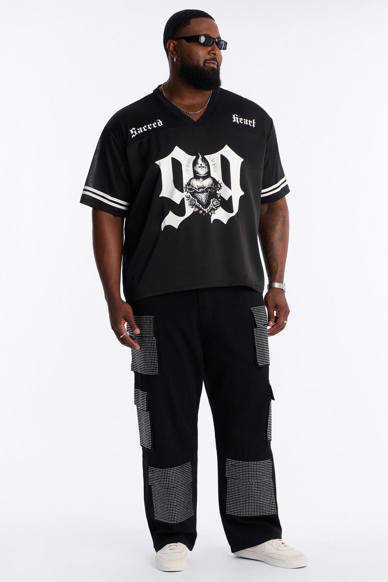 Sacred Heart 99 Jersey - Black