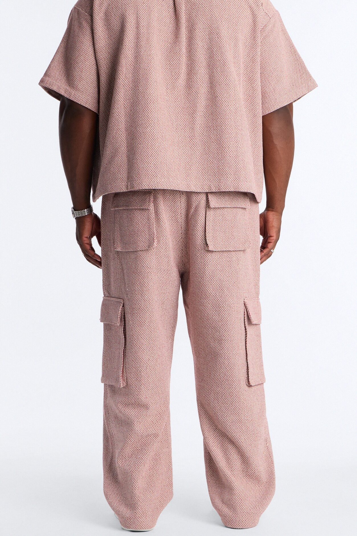 Baggy Garrison Cargo Pant - Red/combo