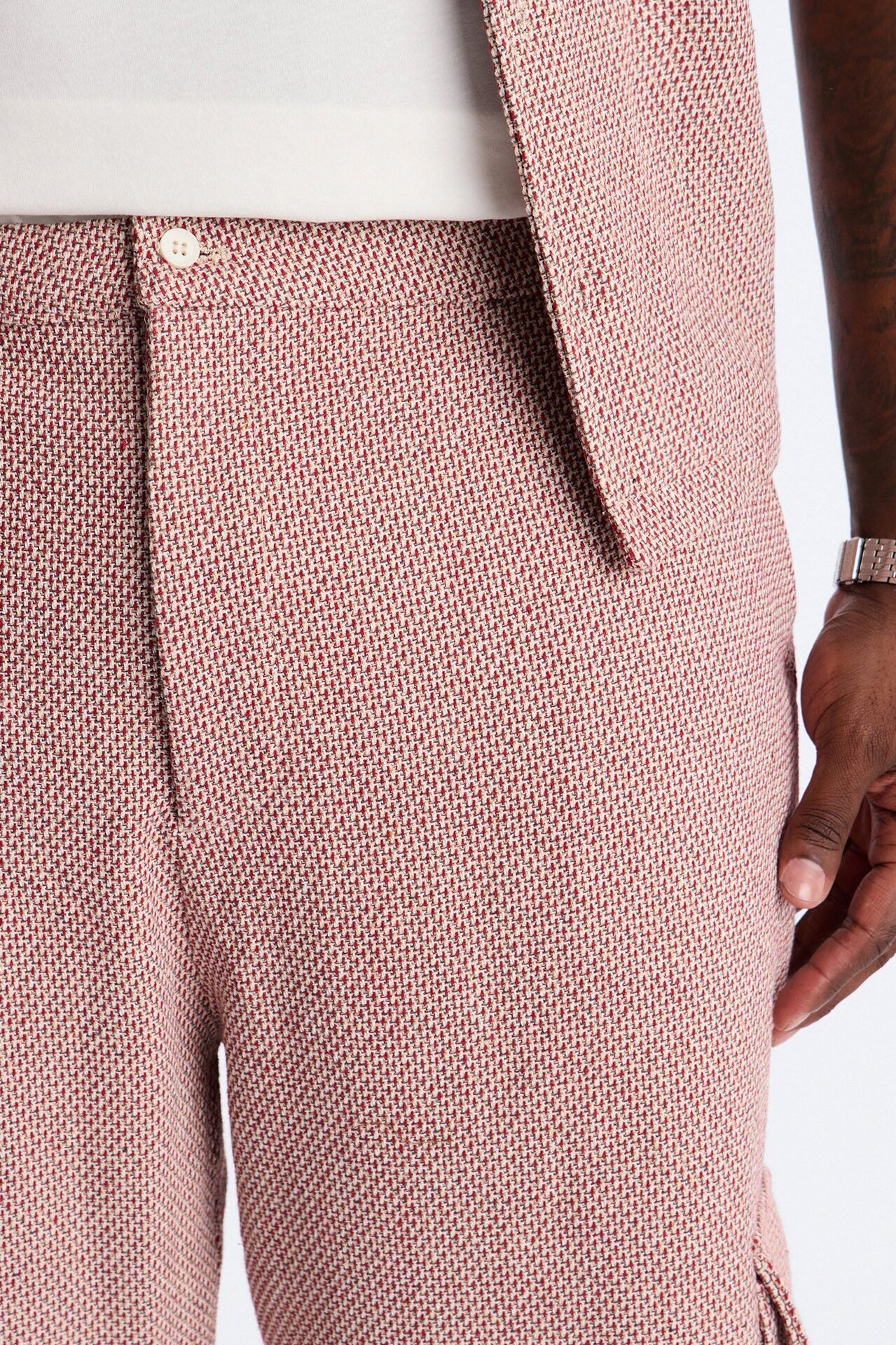 Baggy Garrison Cargo Pant - Red/combo