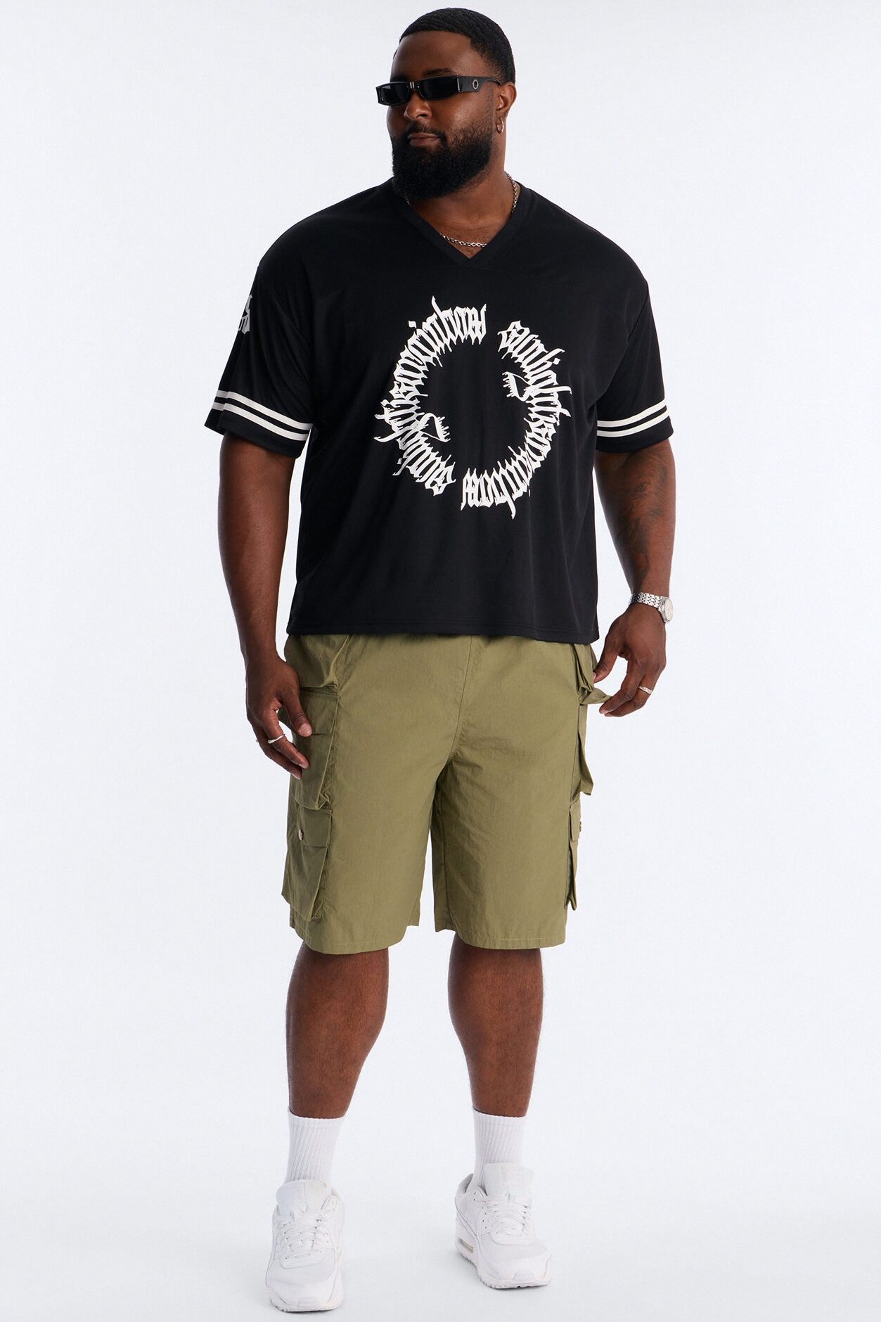 Multipocket Love Cargo Short - Olive