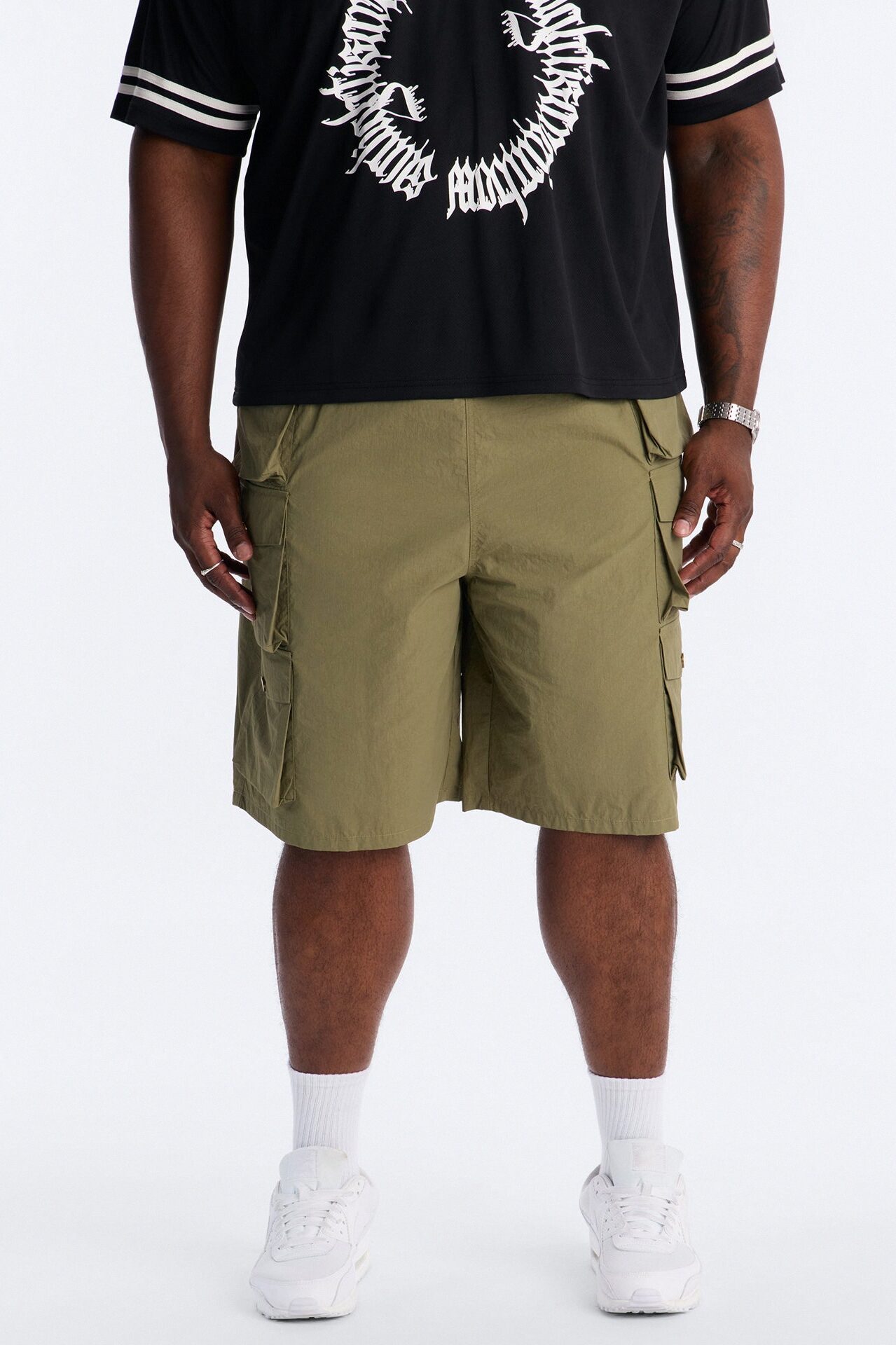 Multipocket Love Cargo Short - Olive