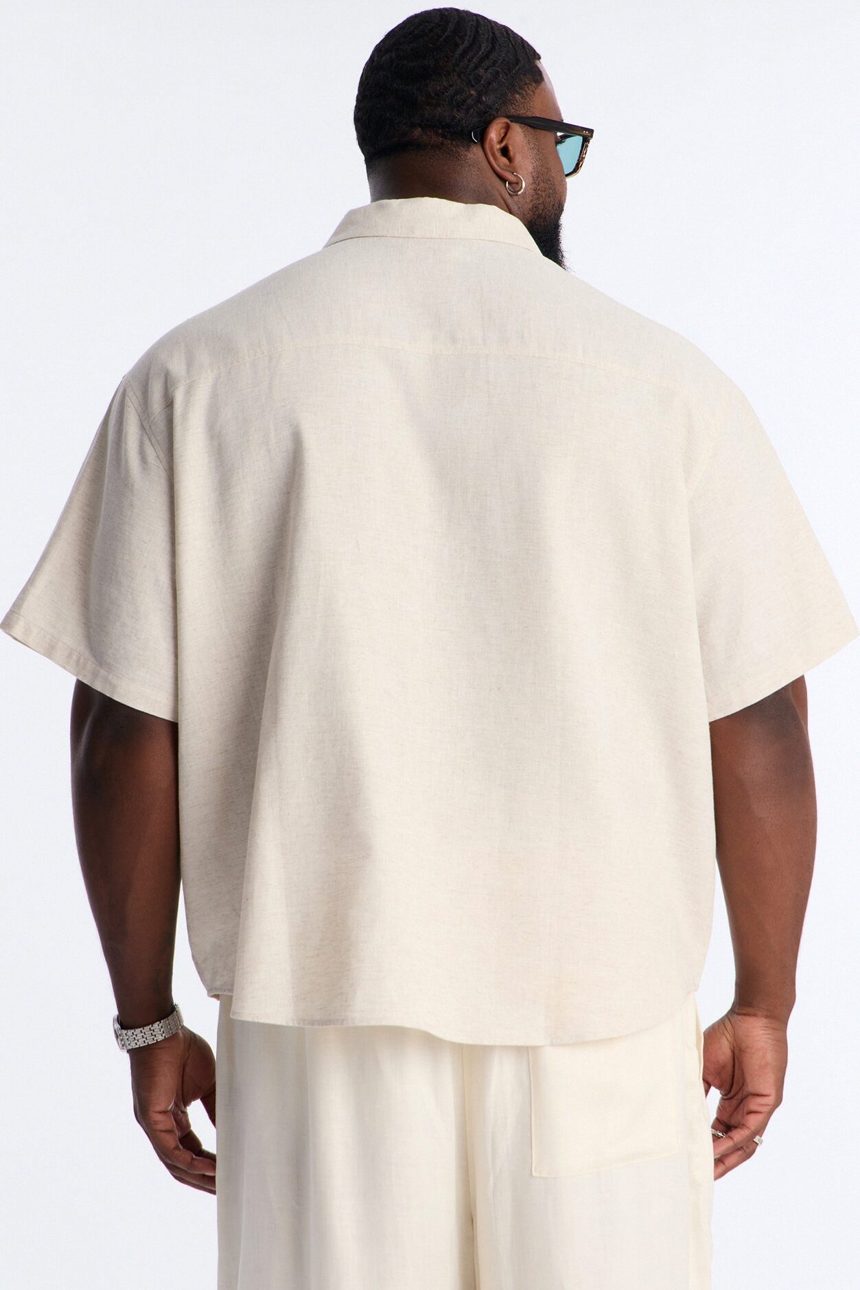 Bahamas Easy Flow Short Sleeve Shirt - Oatmeal