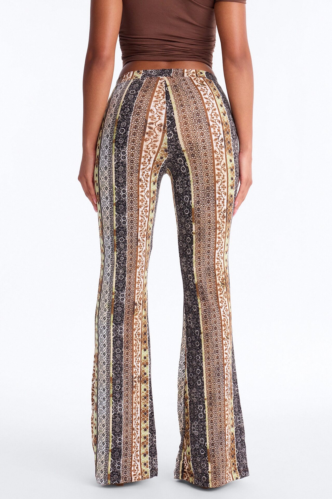 Adria Flare Pant - Green/combo