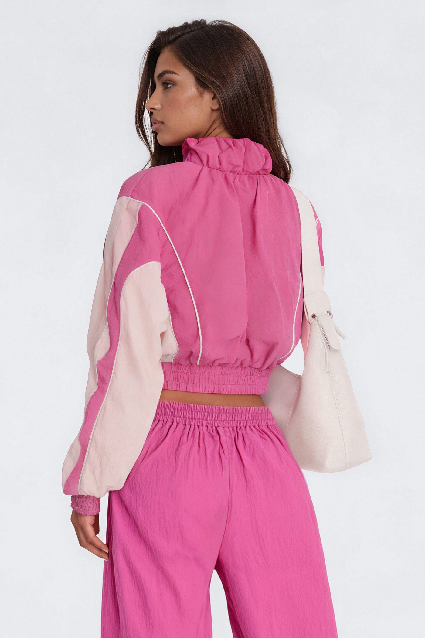 New Era Colorblock Track Pant - Pink/combo