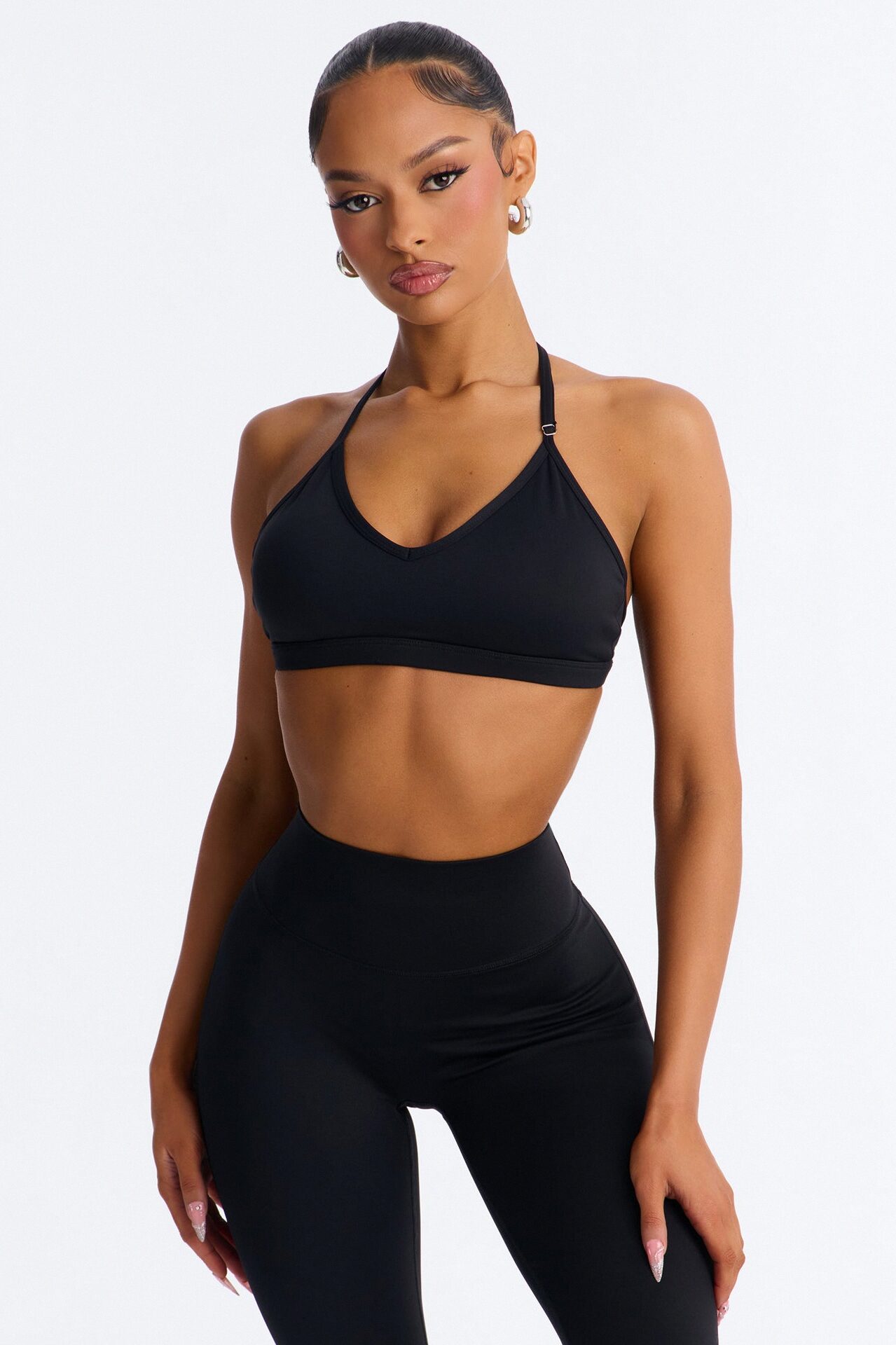 Barre Babe Active Capri Set - Black
