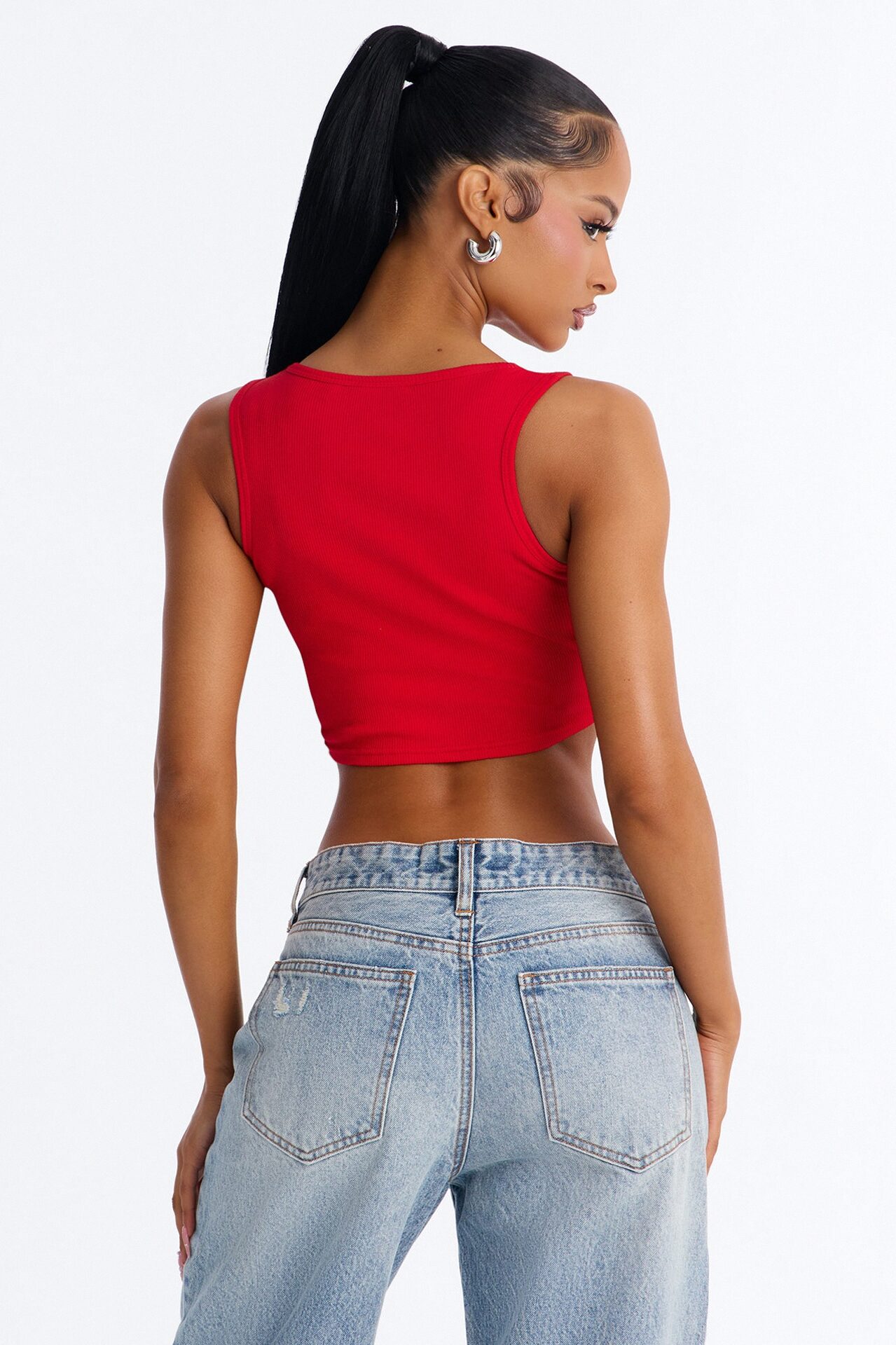 Von Dutch Logo Tank - Red
