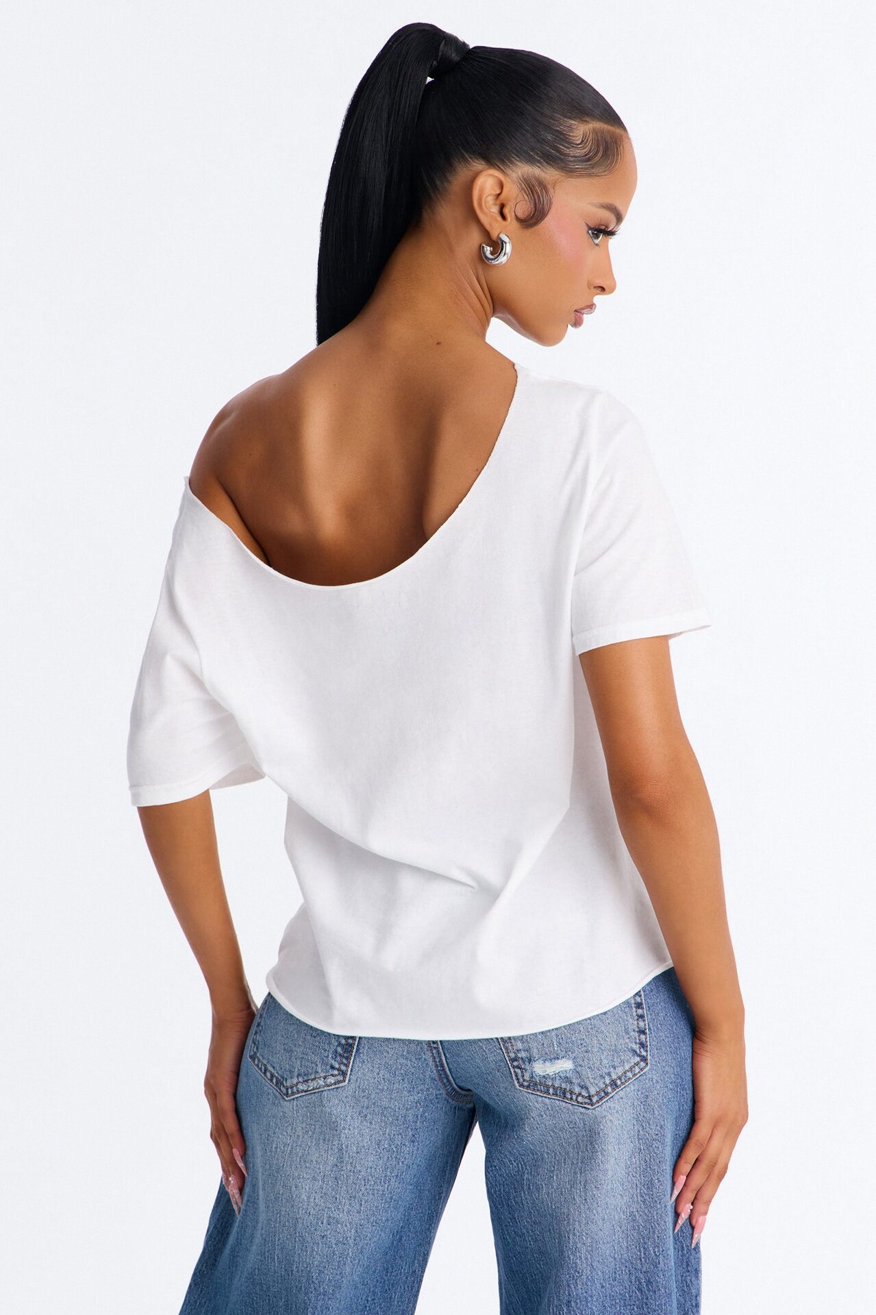 Toy Story Movie Off Shoulder Tee - White