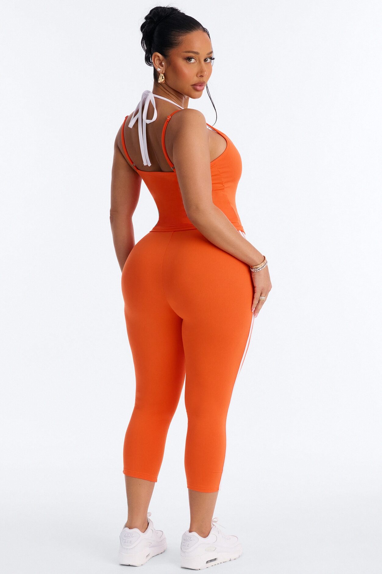 Hot Player 23 Capri Legging Set - Orange
