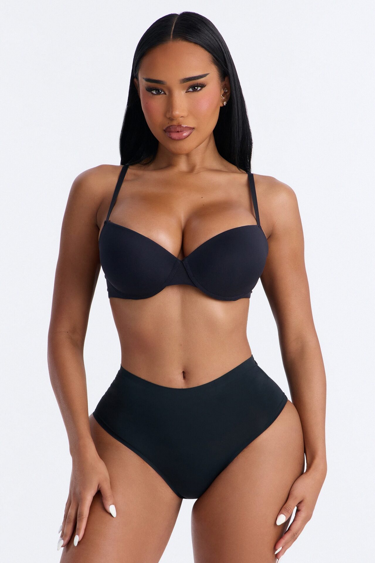 Soft Form Smoothing High Waisted Brief Panty - Black