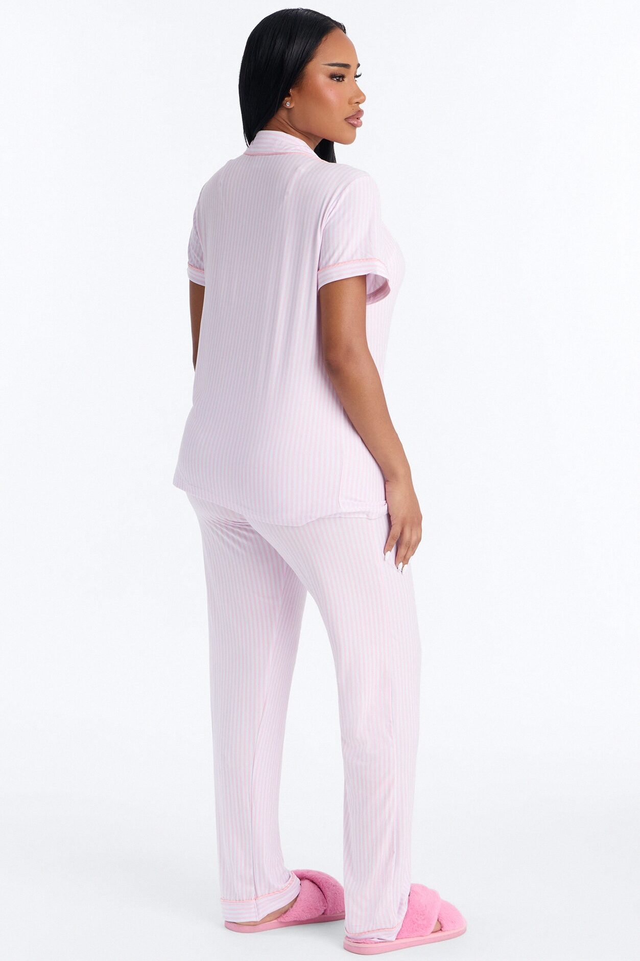 Lucky You 2pc PJ Pant Set - Pink/combo