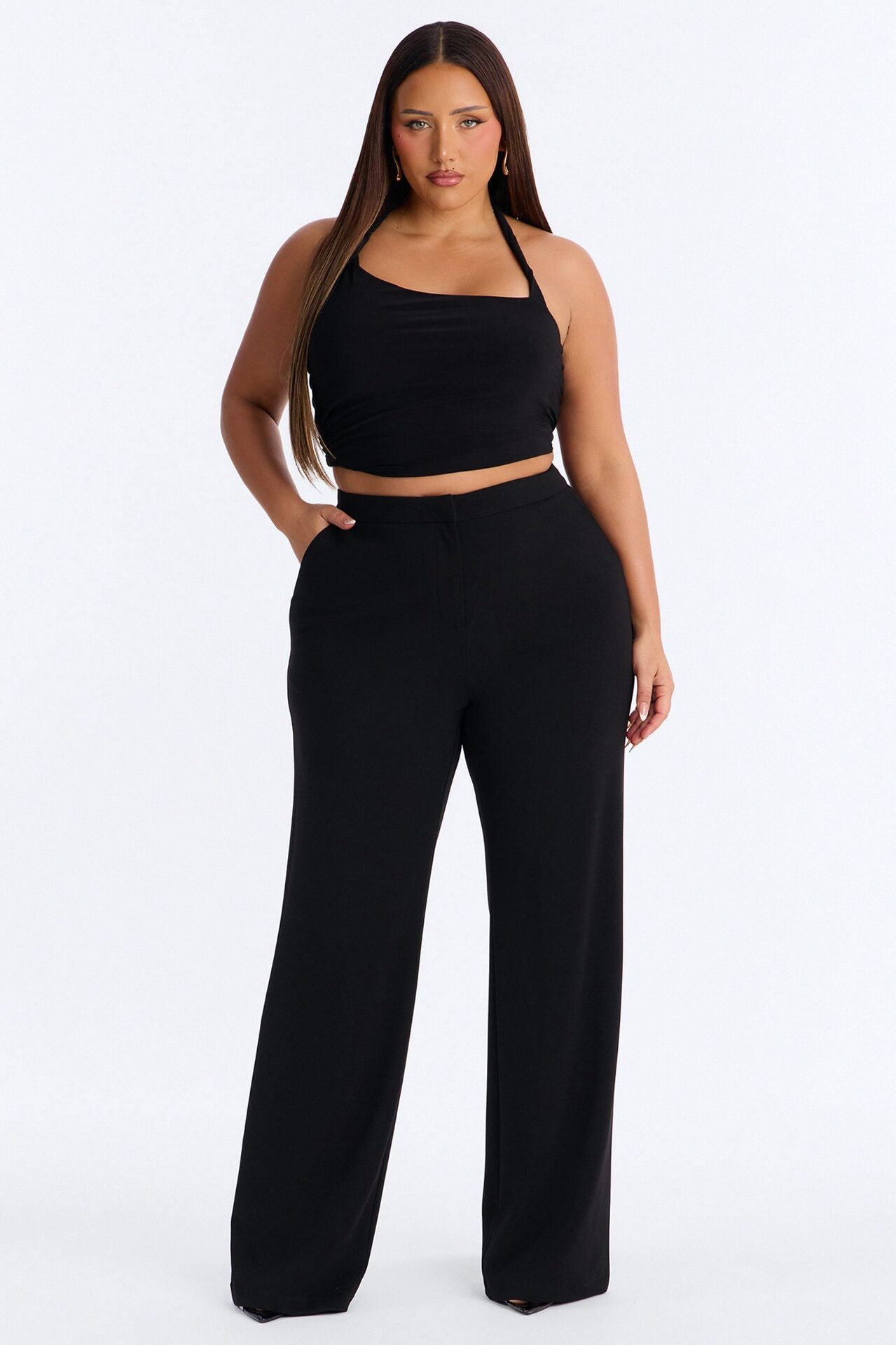 Tall Core Competency Straight Leg Trouser - Black