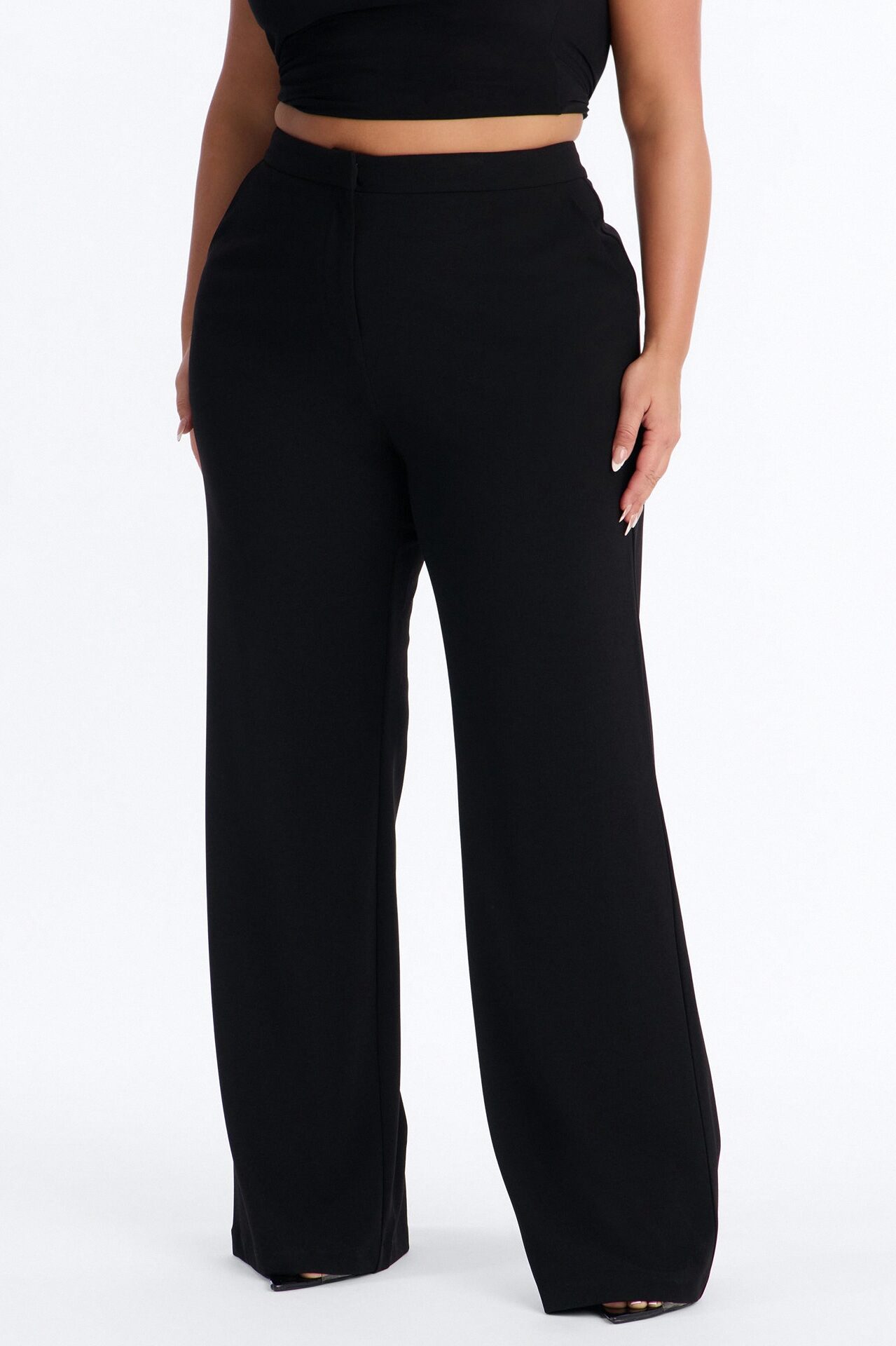Tall Core Competency Straight Leg Trouser - Black
