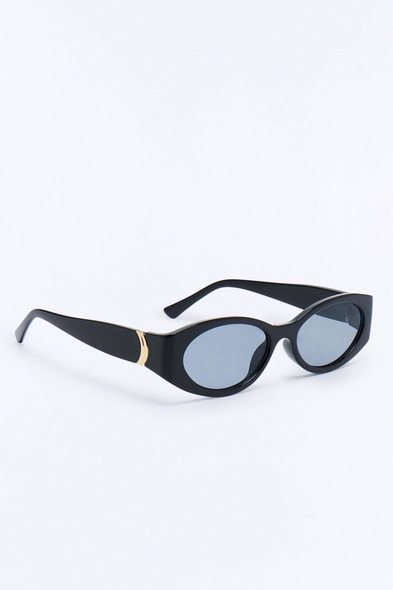 Crescent Moon Glow Sunglasses - Black