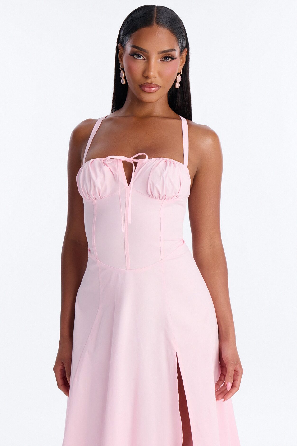 Juniper Midi Dress - Light Pink