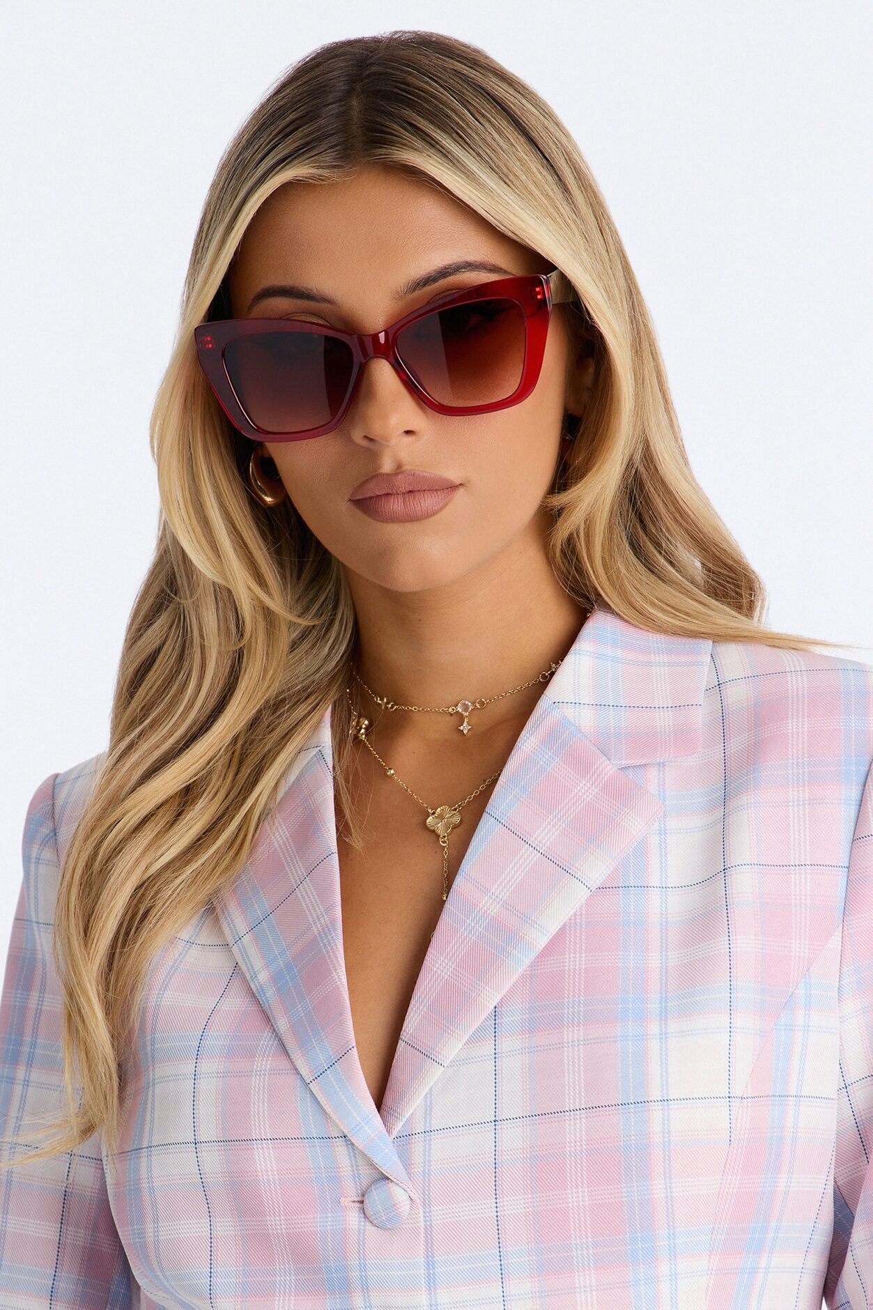 Take The Edge Off Sunglasses - Tortoise/Red