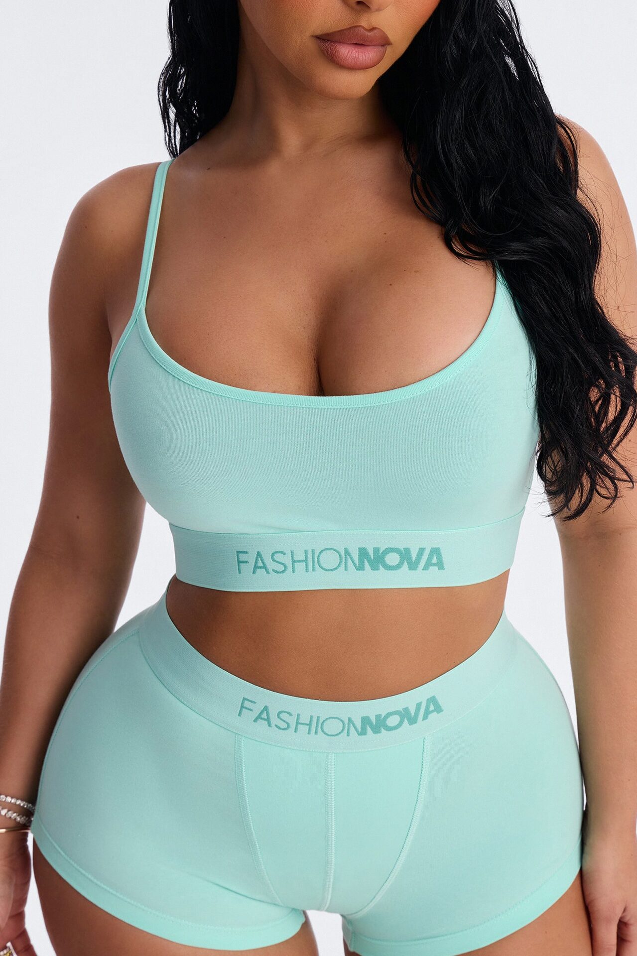 FN Mood Cami And Boxer Set - Mint