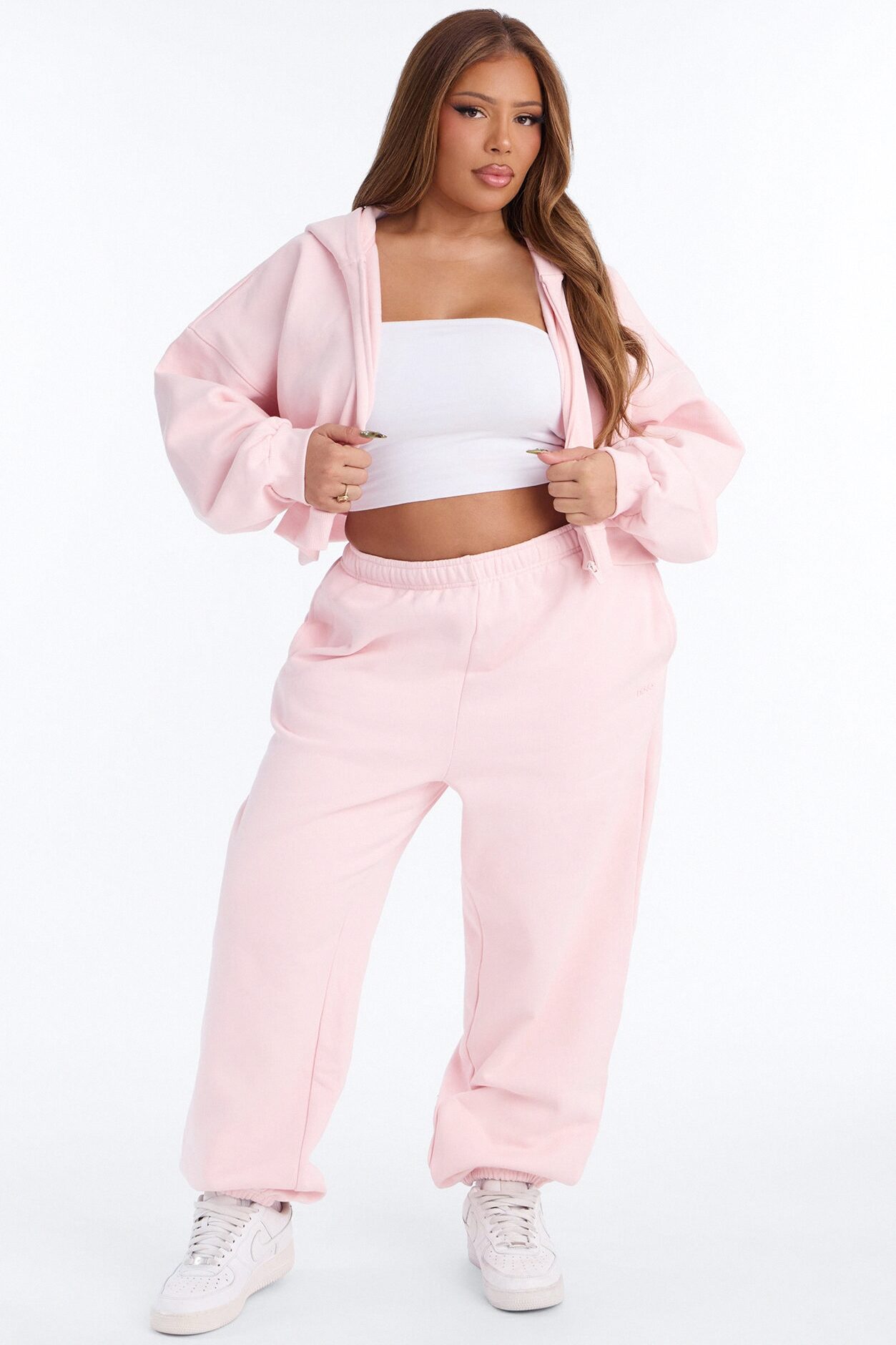 Libby Fleece Jogger Sweatpant - Pink