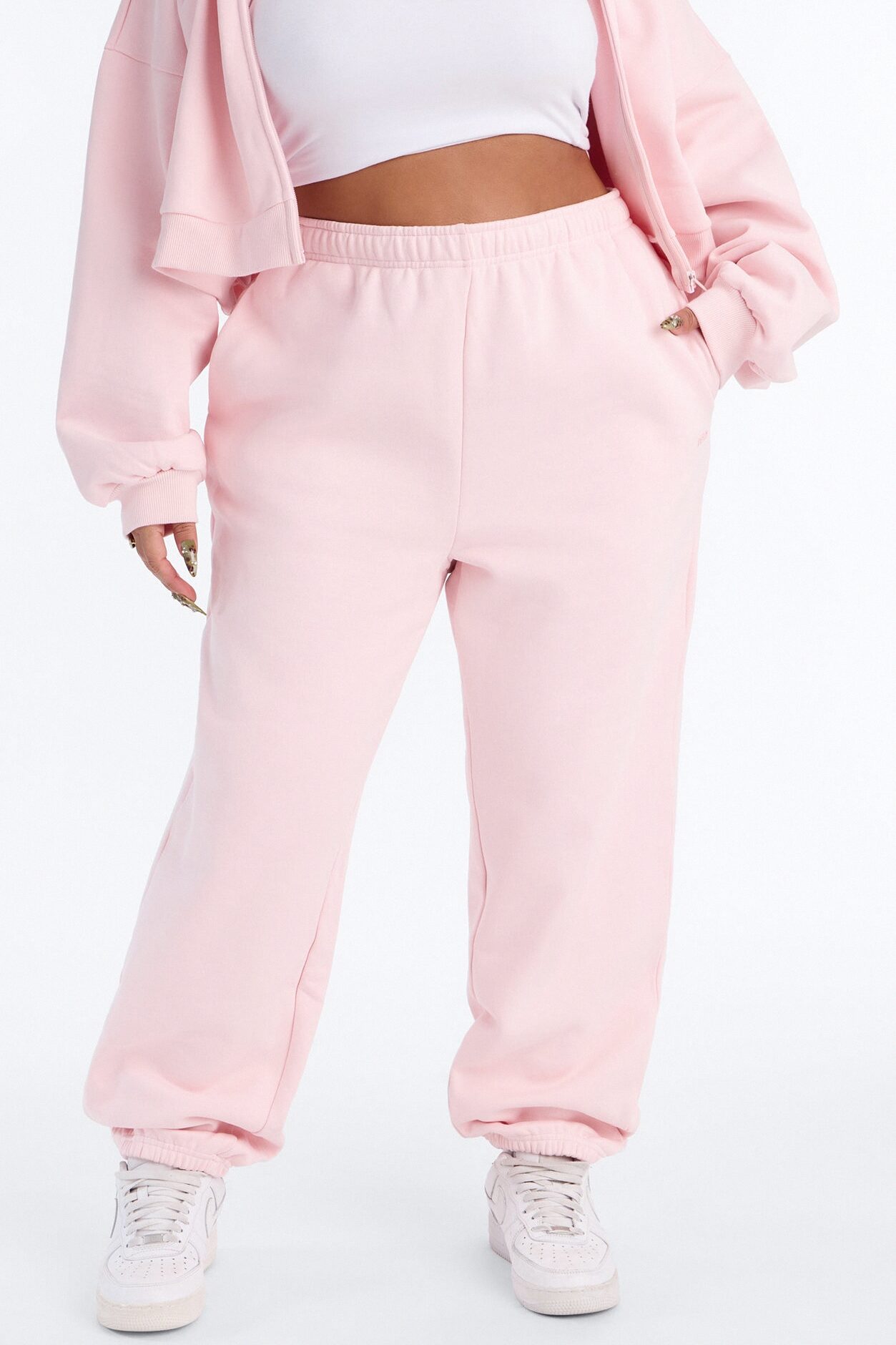 Libby Fleece Jogger Sweatpant - Pink