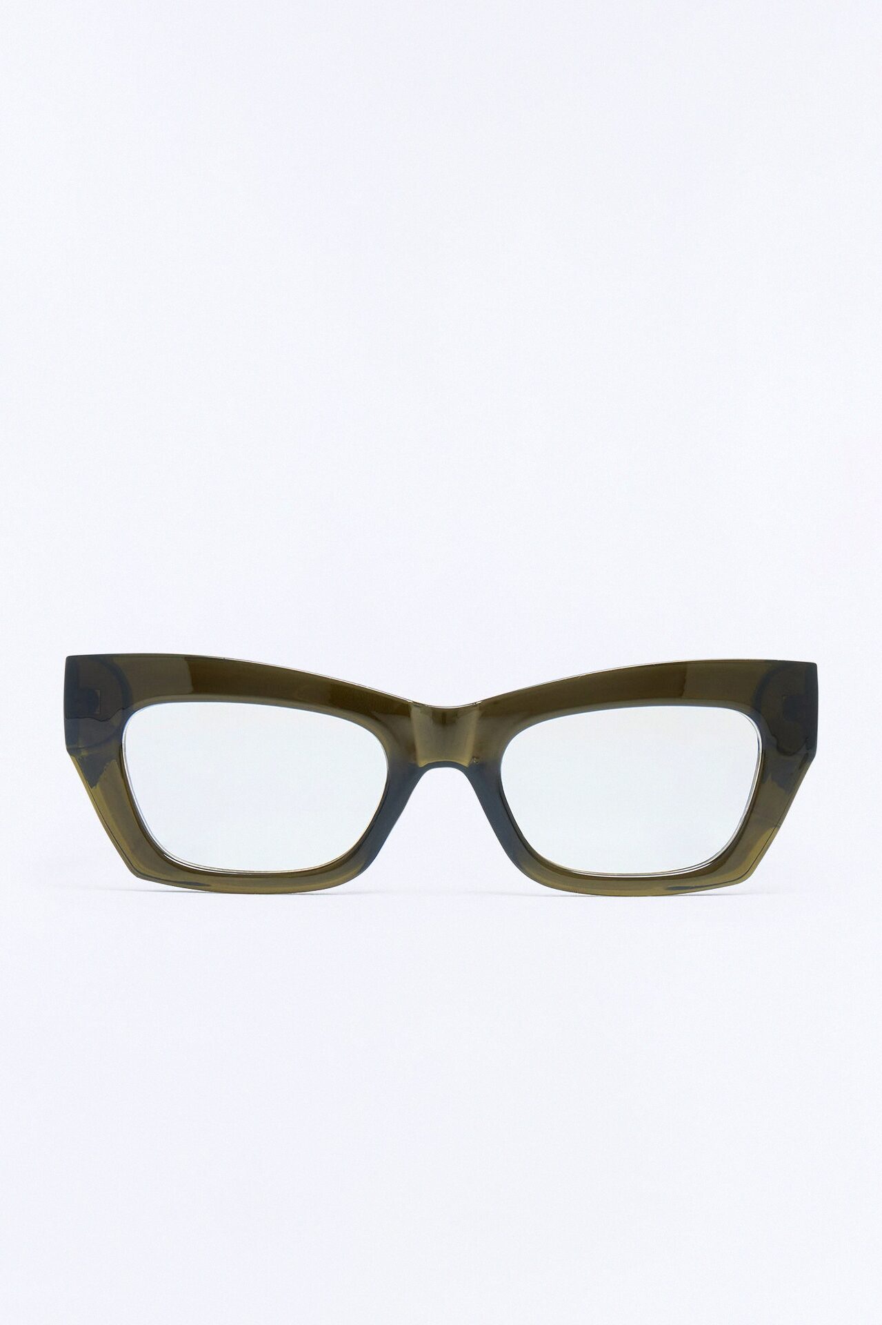 Trendiest In The Office Blue Light Glasses - Olive
