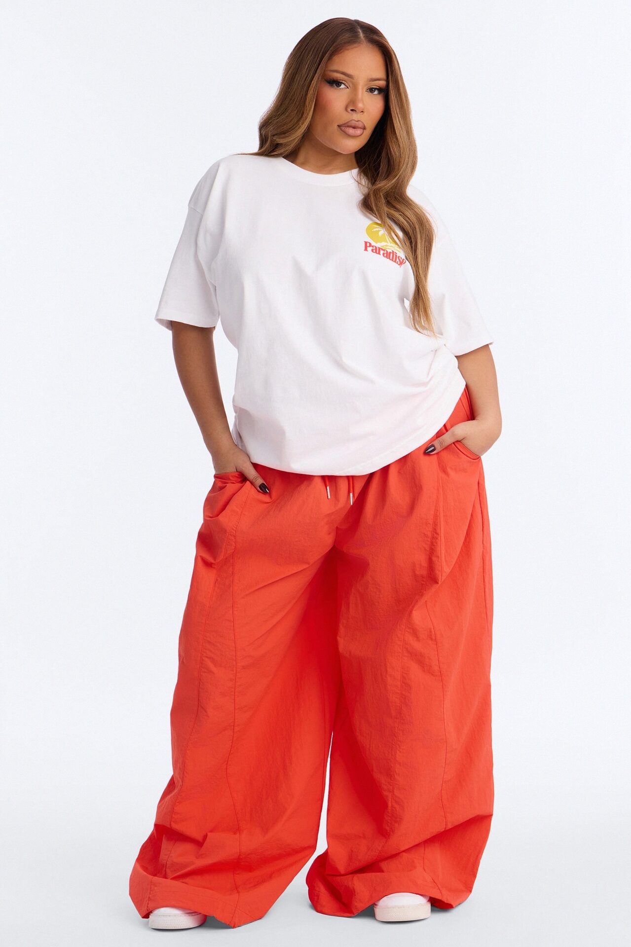 Island Paradiso Boxy Tee - White