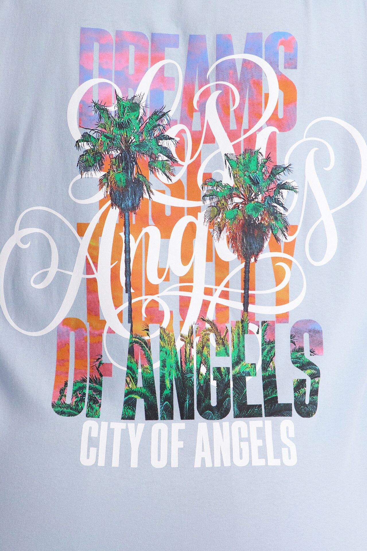 City Of Angles Forever Boxy Tee - Blue