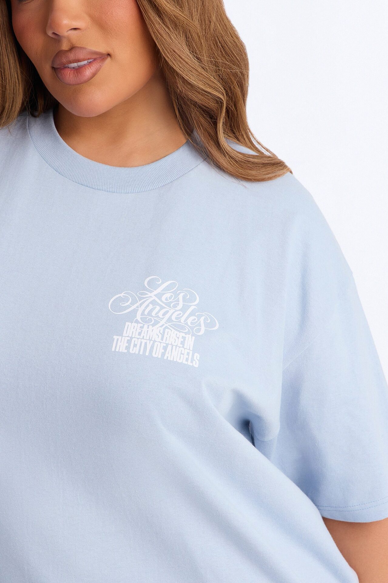 City Of Angles Forever Boxy Tee - Blue