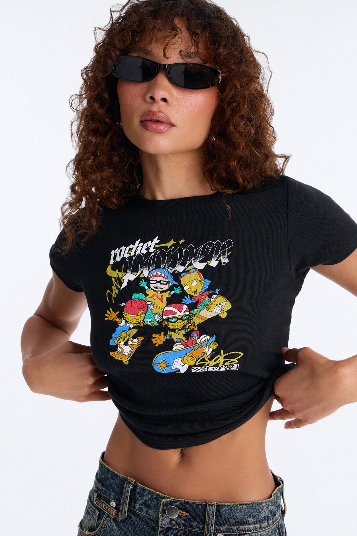Rocket Power Baby Tee - Black