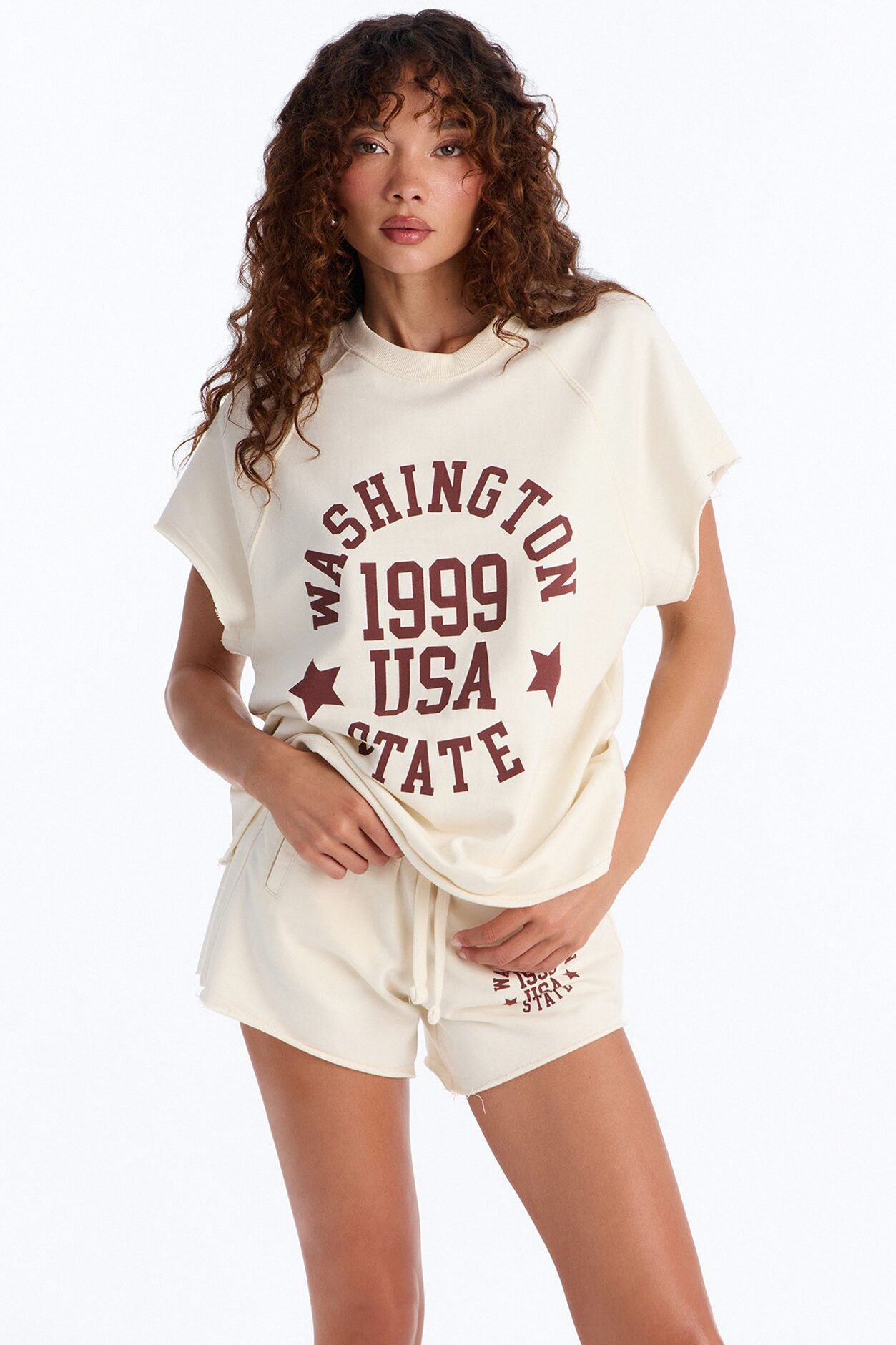 DC State Sport Short Set - Ivory