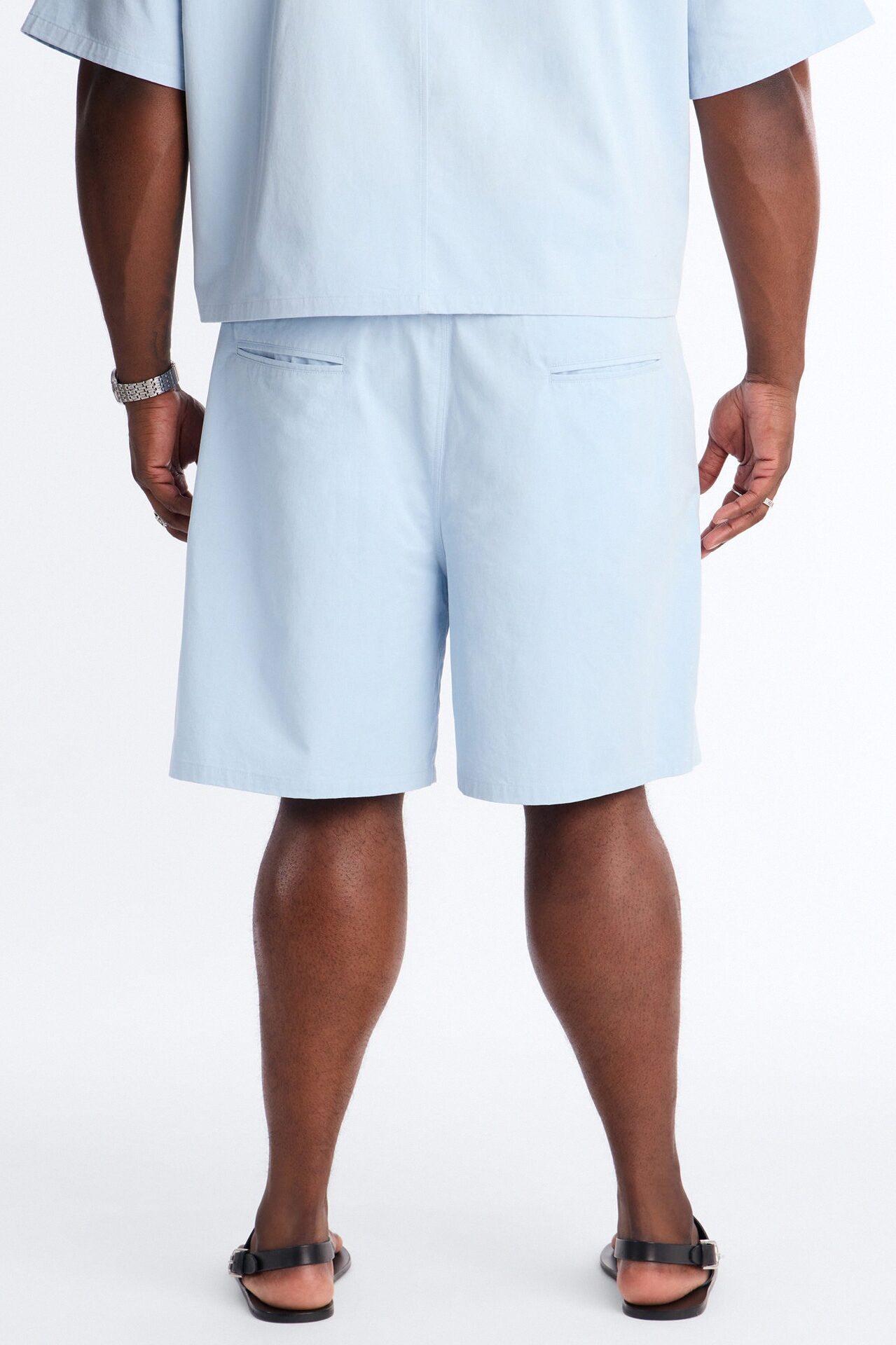 Haru Fade Stripe Short - Light Blue